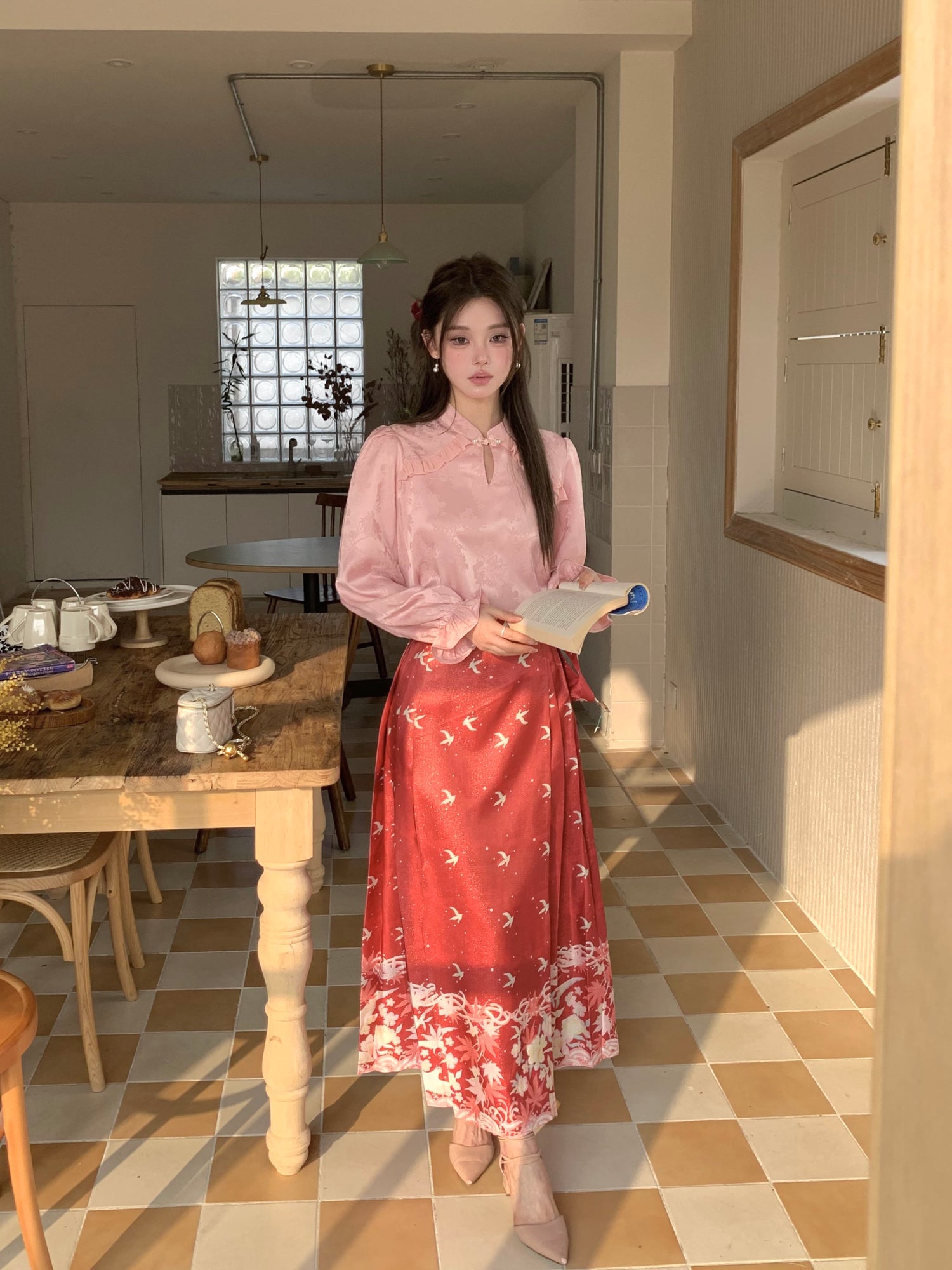 Aimme Sparrow "Neo Chinese" Peach Set