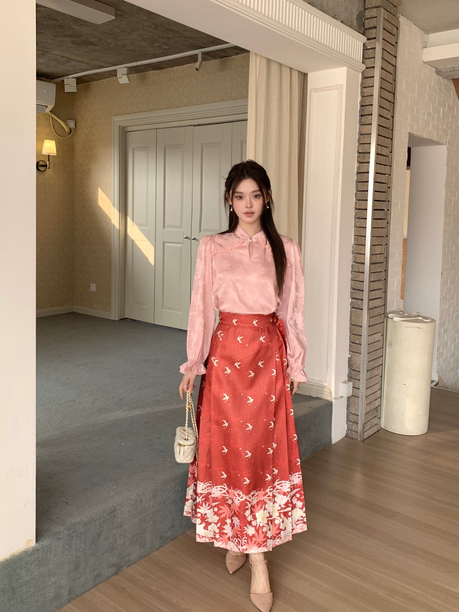 Aimme Sparrow "Neo Chinese" Peach Set