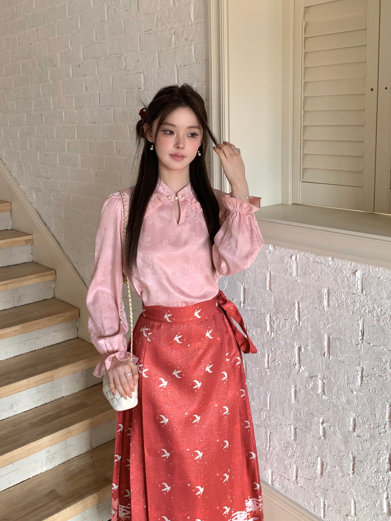 Aimme Sparrow "Neo Chinese" Peach Set