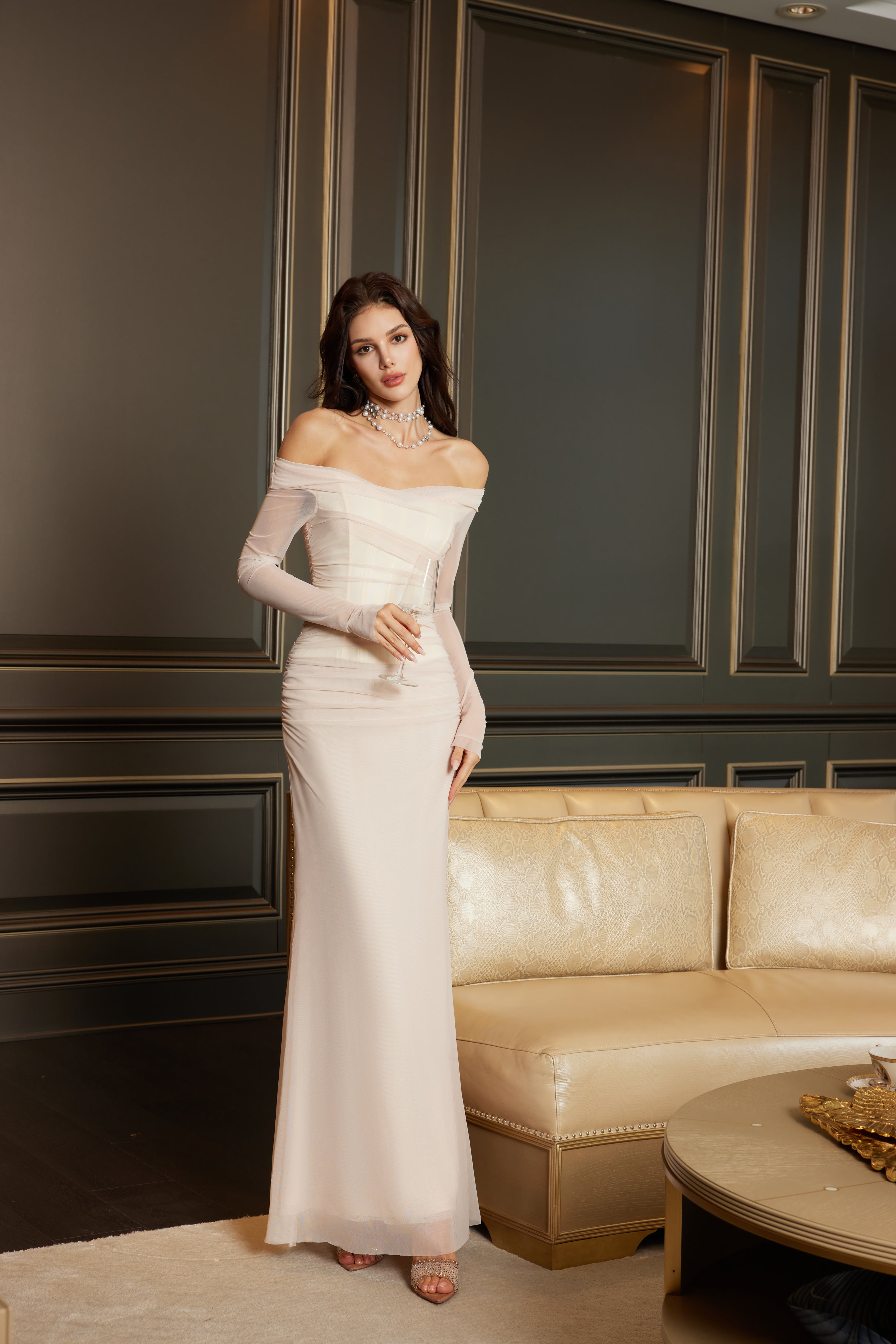 SheerLuck Aurora Corset Dress(3color)