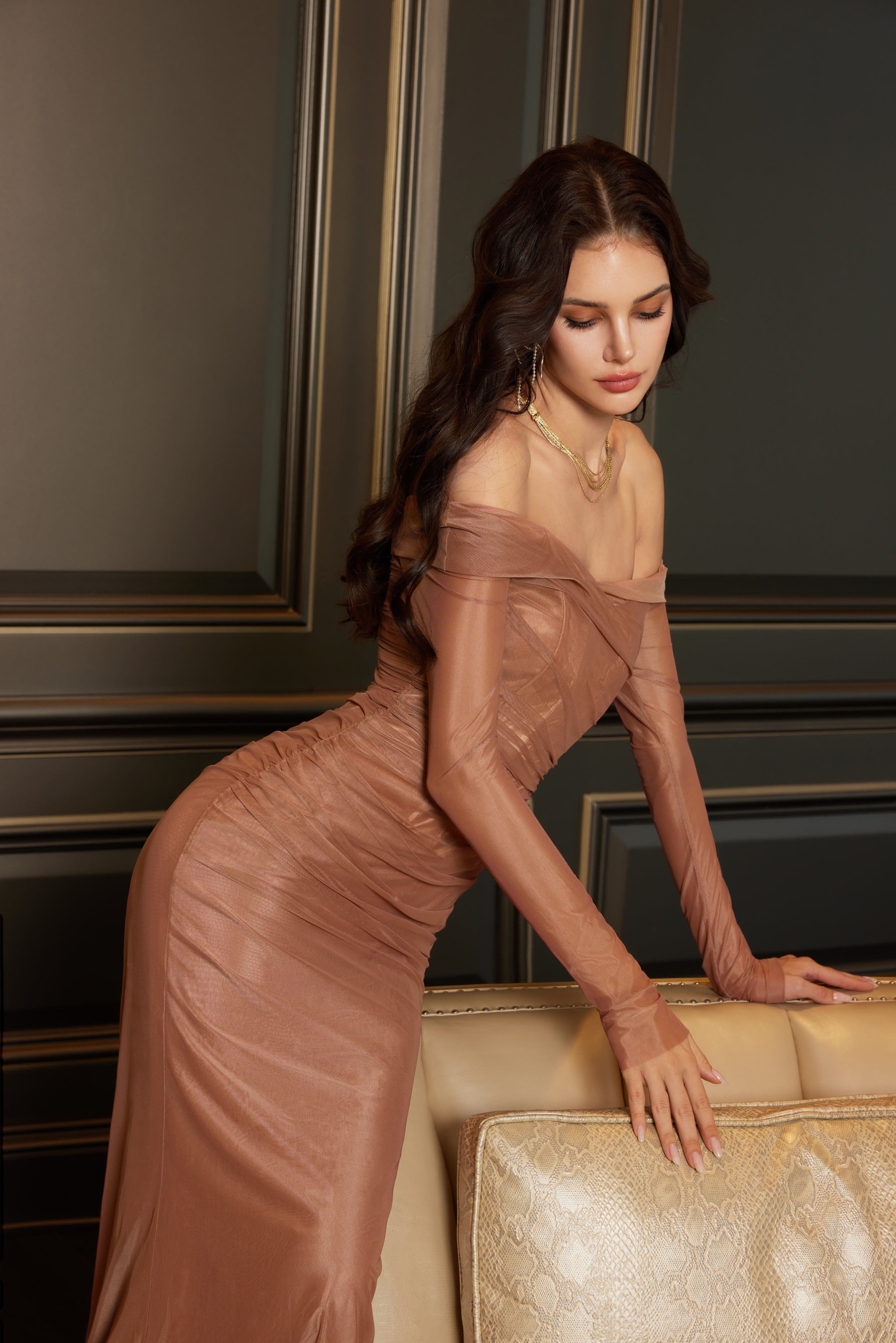 SheerLuck Aurora Corset Dress(3color)