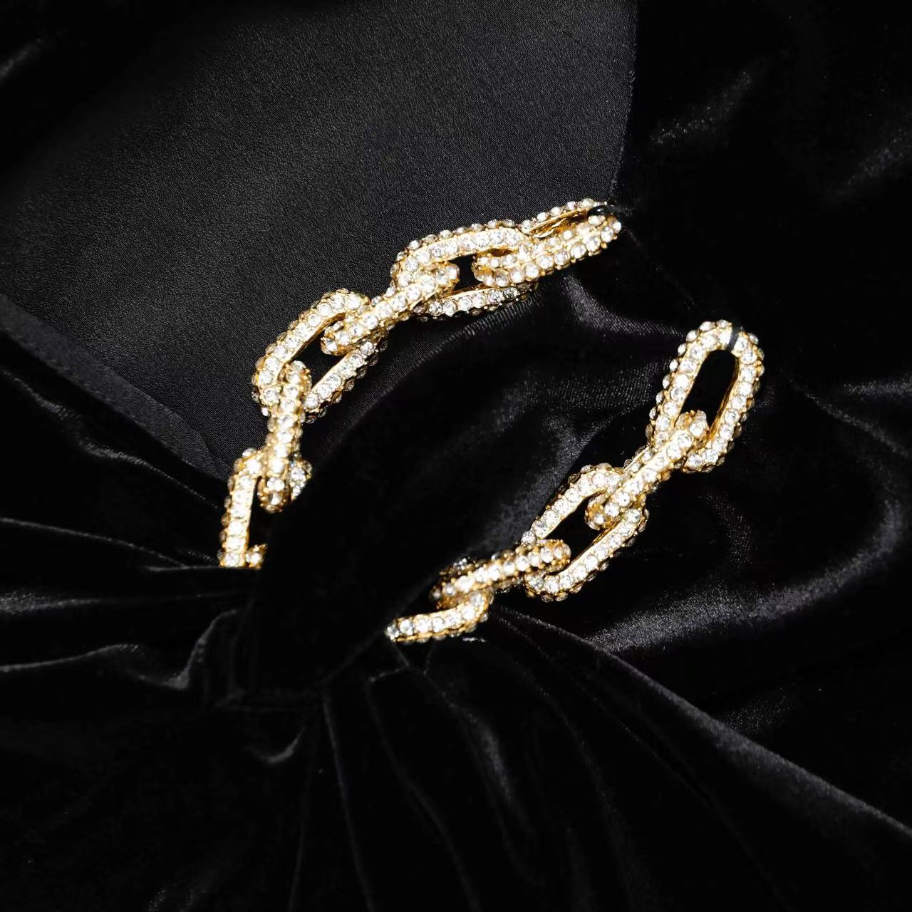 Self-Portrait BLACK VELVET EMBELLISHED MAXI DRESS