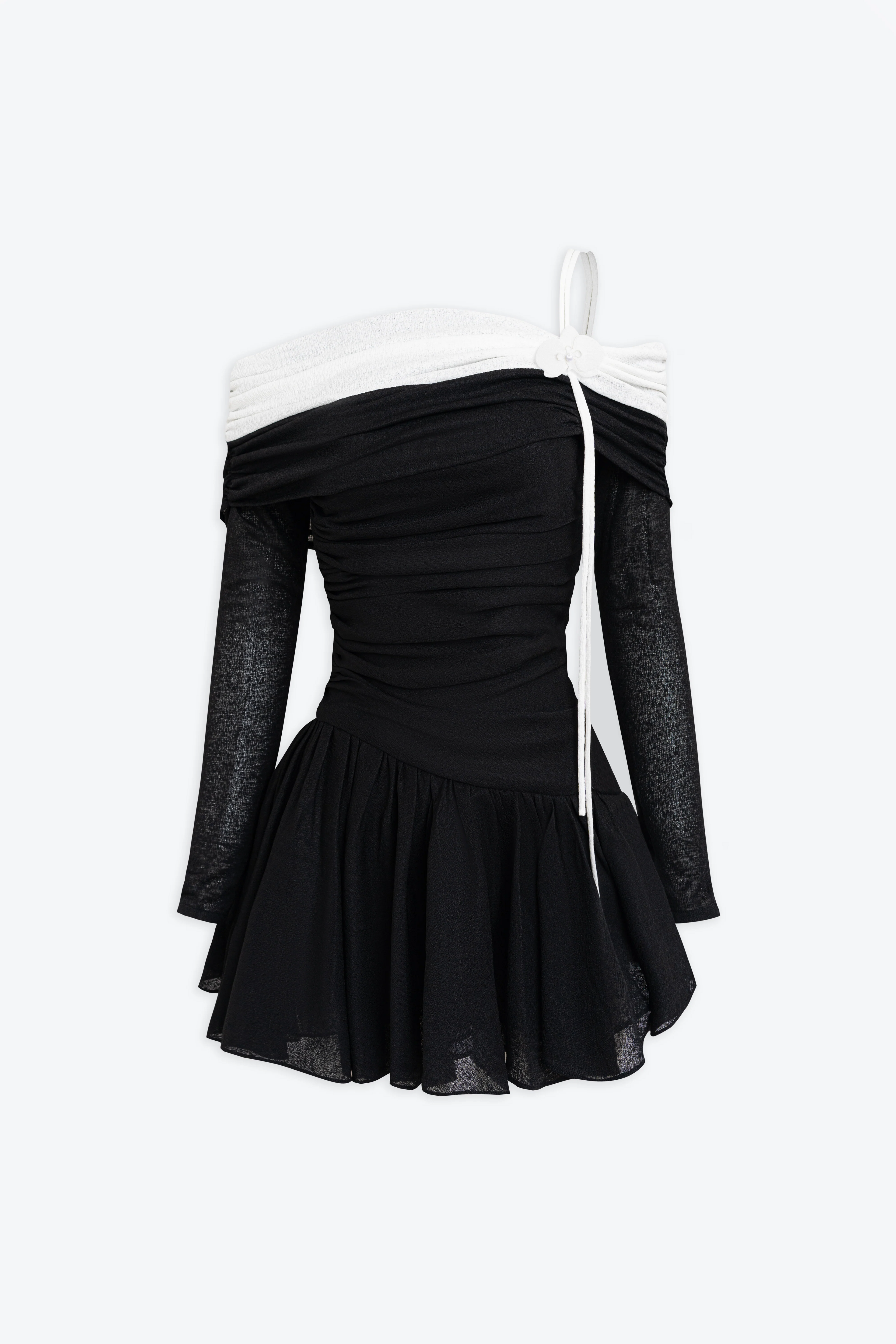 BYDENIO Dione Off-shoulder Mini Dress