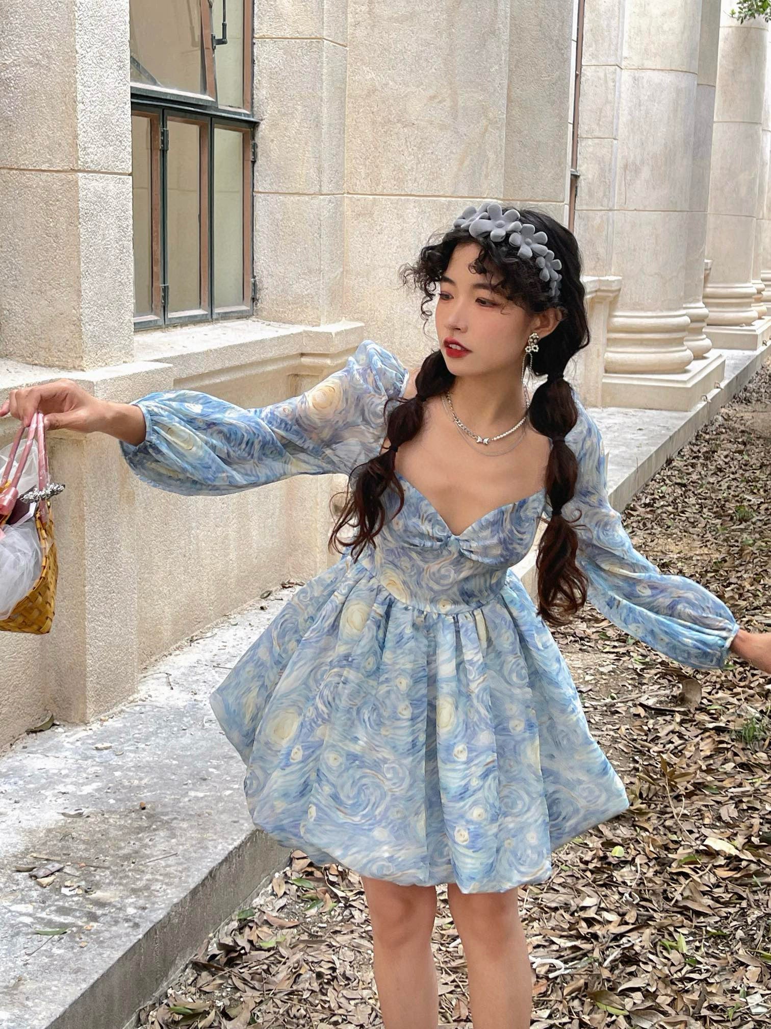 Callrinduck Sale starry sky dress