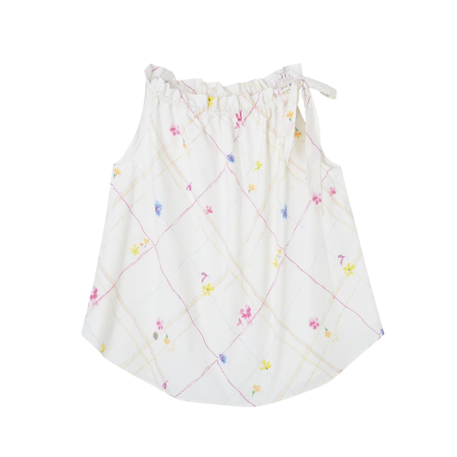 SOMESOWE S2508142 Tie up halter-neck collar top