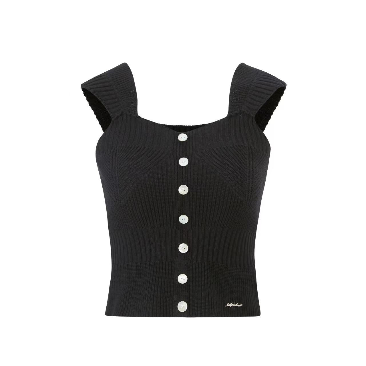 Lafreedom LAF350305 Wide strap square neck vest