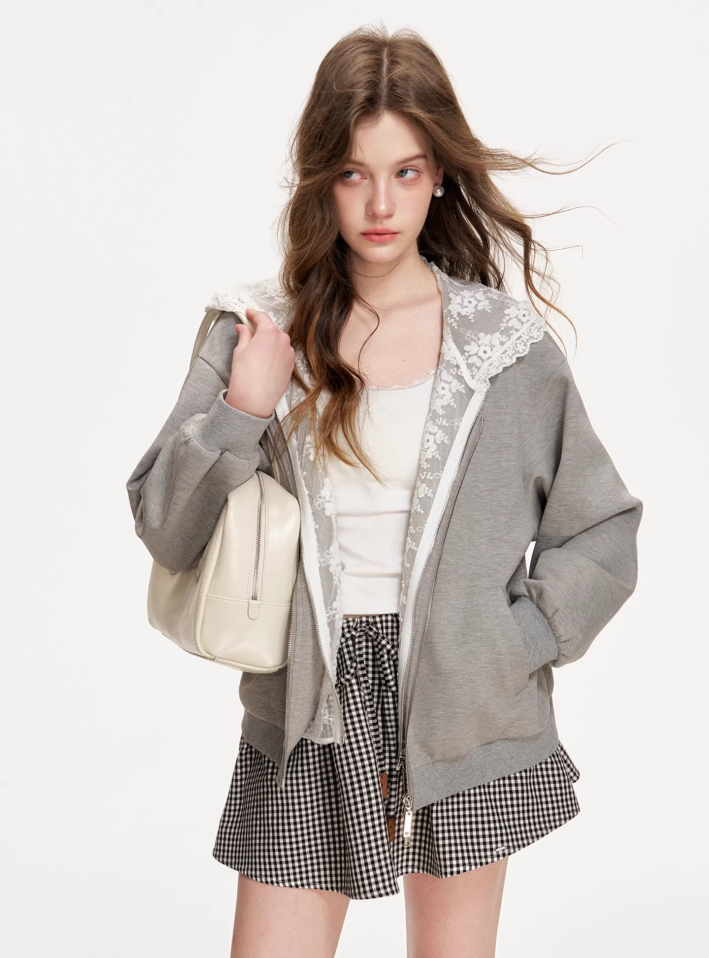 Kroche KVA7009 Zipper sweatshirt jacket