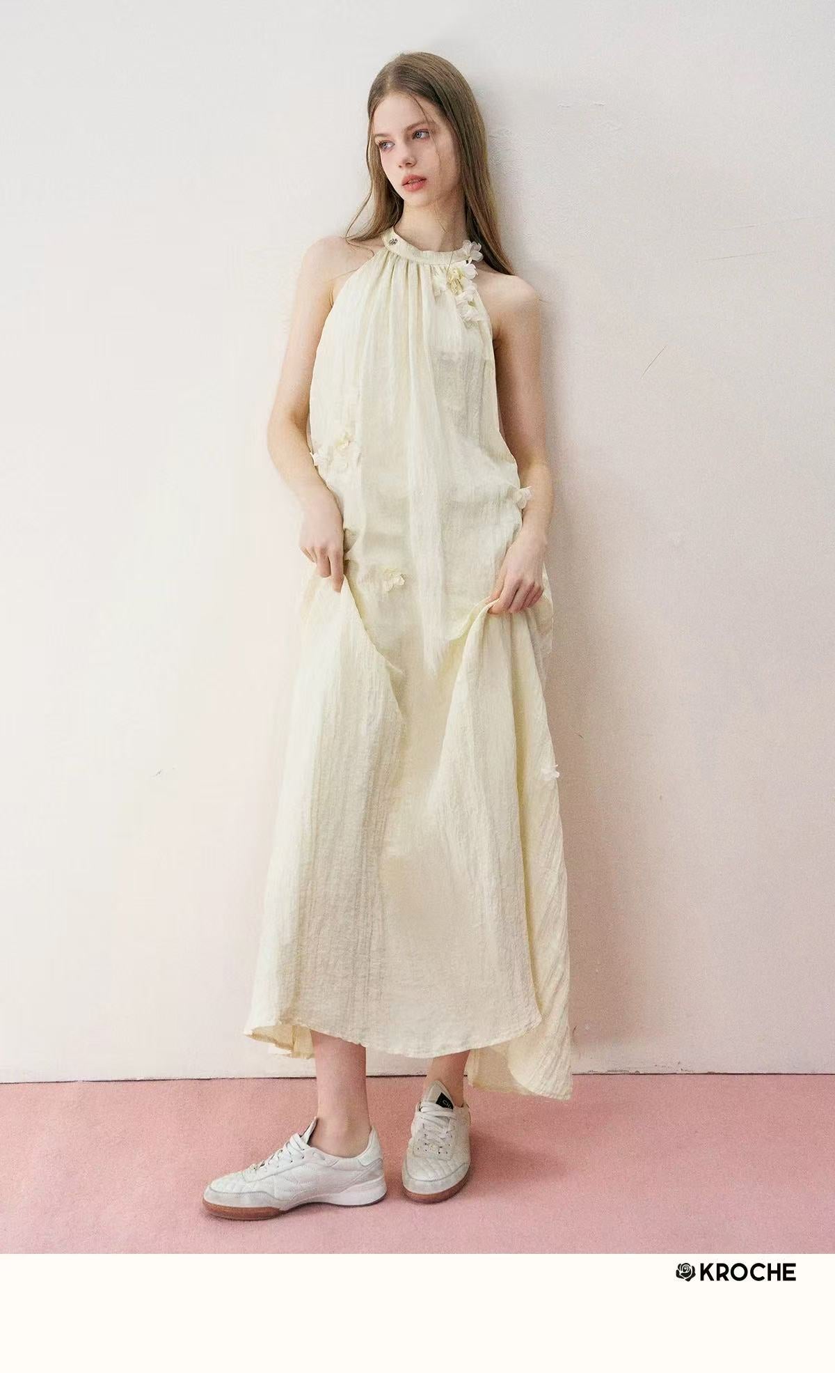 Kroche Hanging neck dress (2length)
