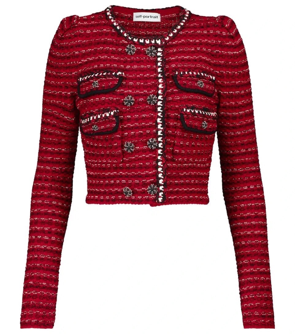Self-Portrait RED KINT TOP