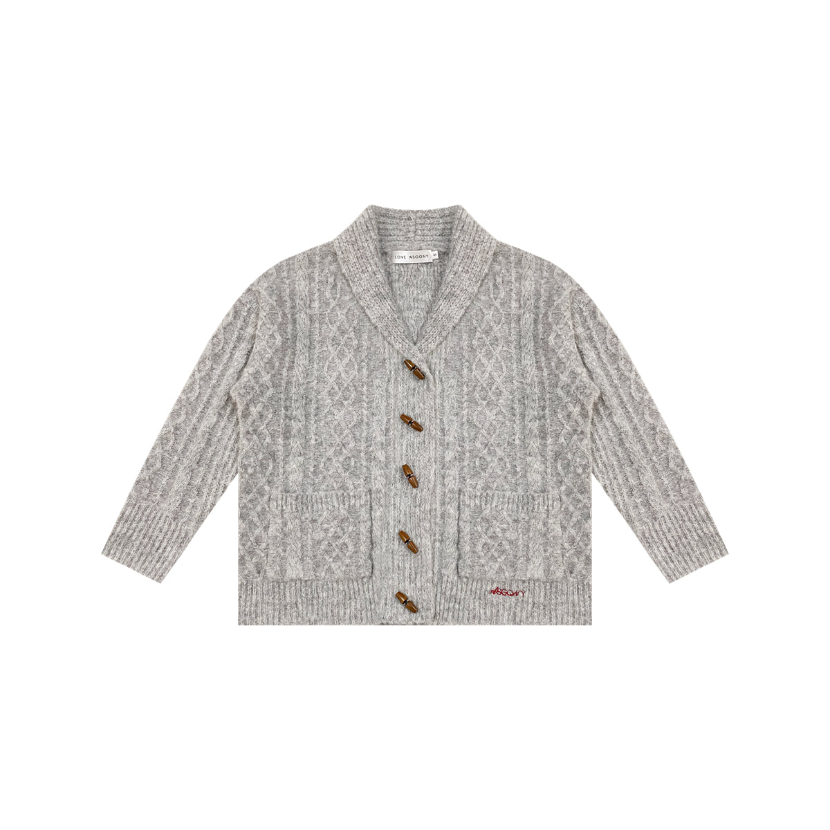 AsGony ASG24529 Hoodie Cardigan(2color)