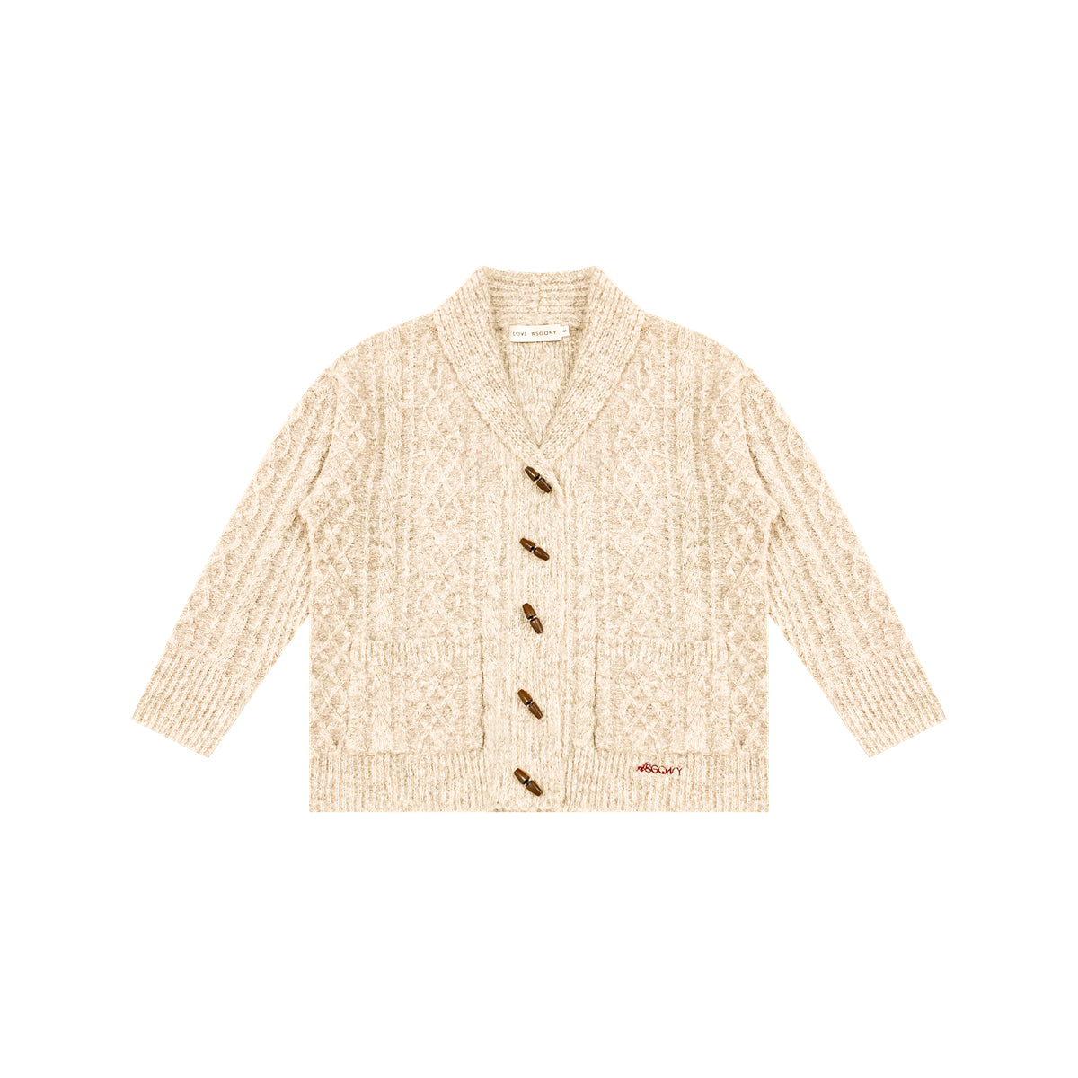 AsGony ASG24529 Hoodie Cardigan(2color)