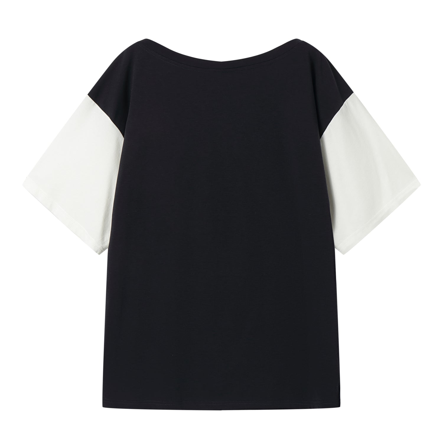 AsGony ASG25084 Off shoulder lace printed knitted T-shirt