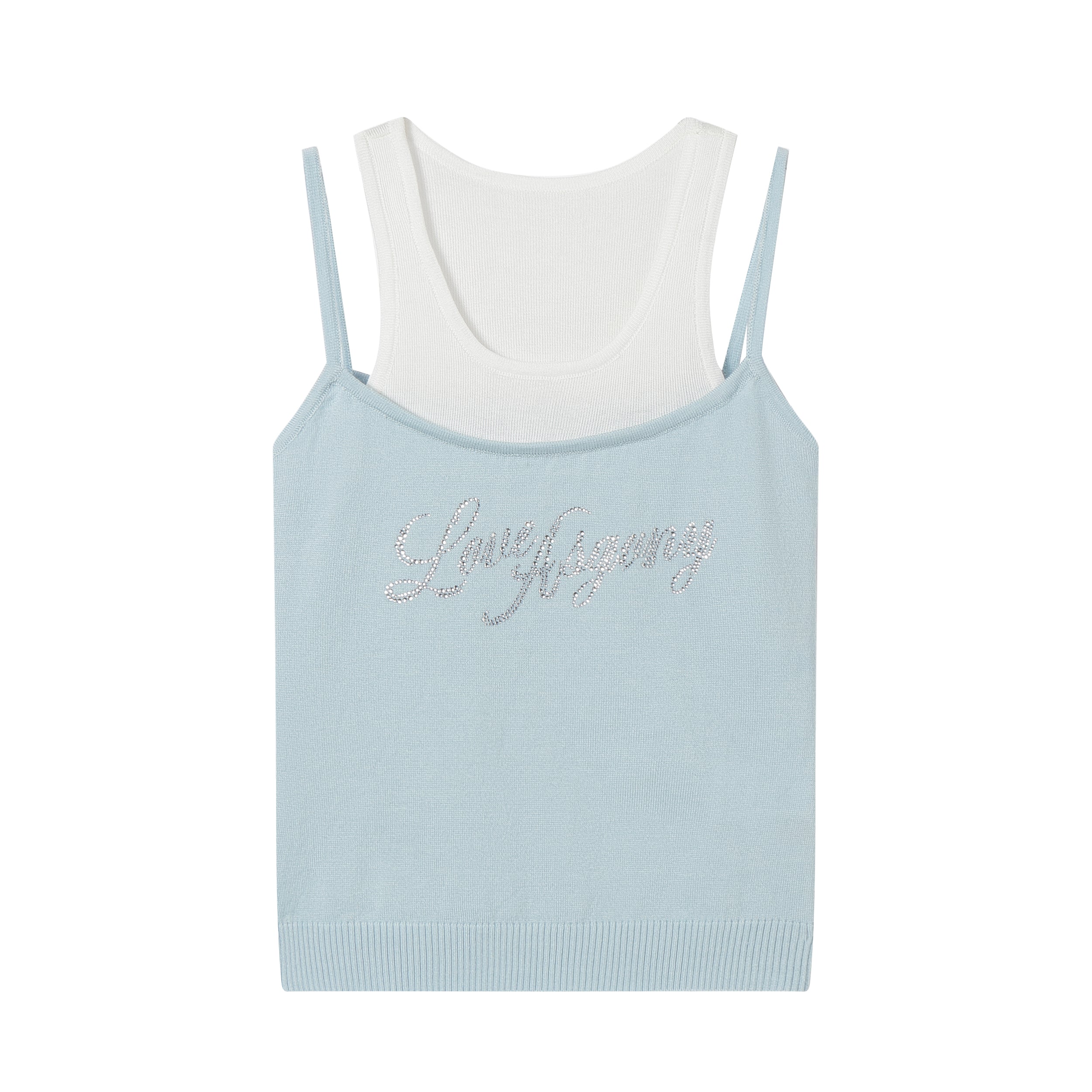 AsGony ASG25112 Wool blend knitted vest (3color)