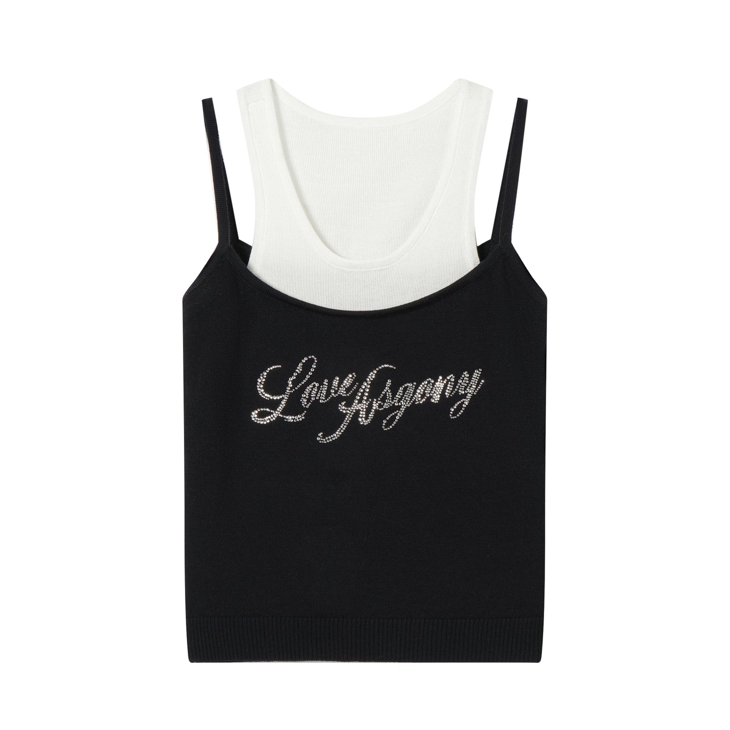 AsGony ASG25112 Wool blend knitted vest (3color)