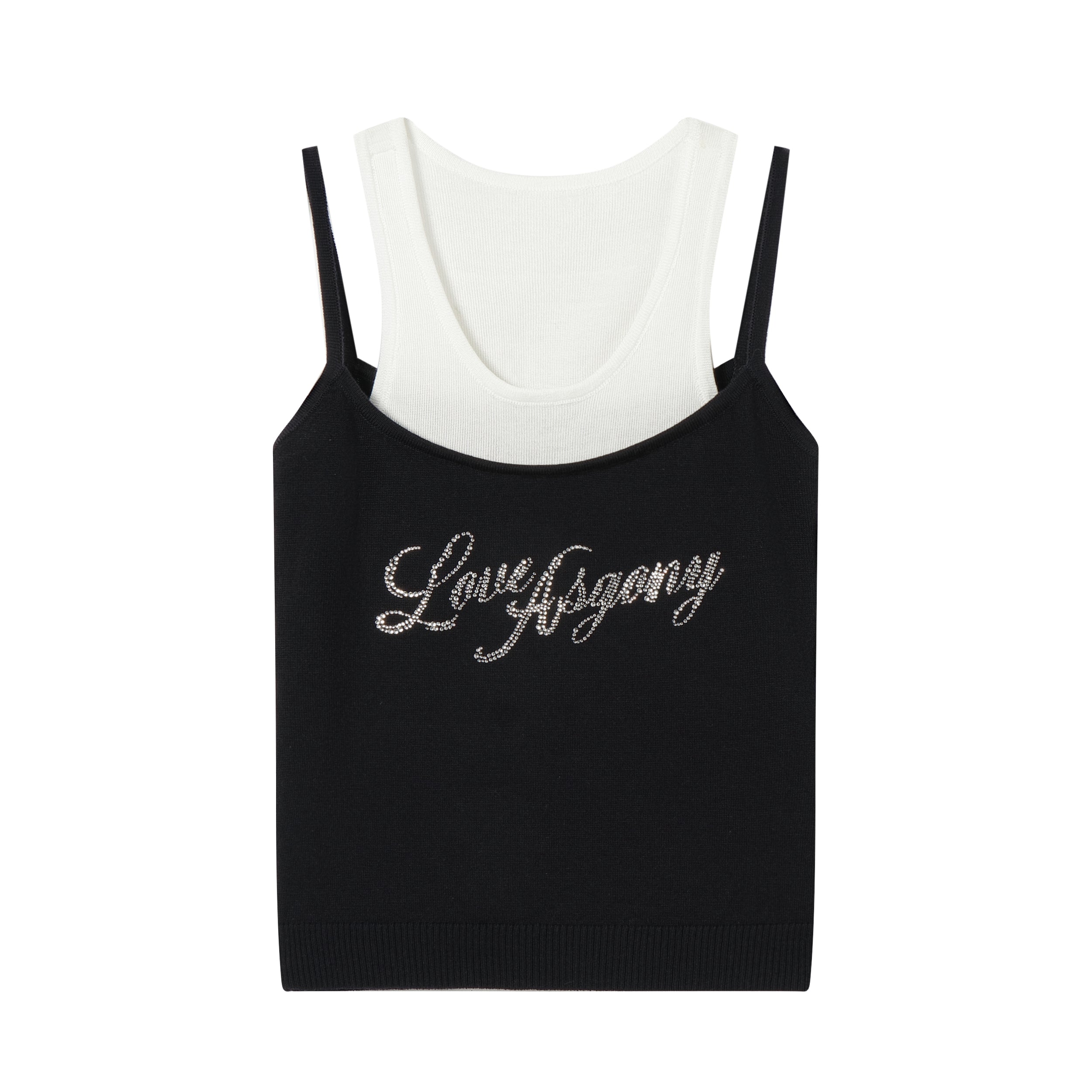 AsGony ASG25112 Wool blend knitted vest (3color)