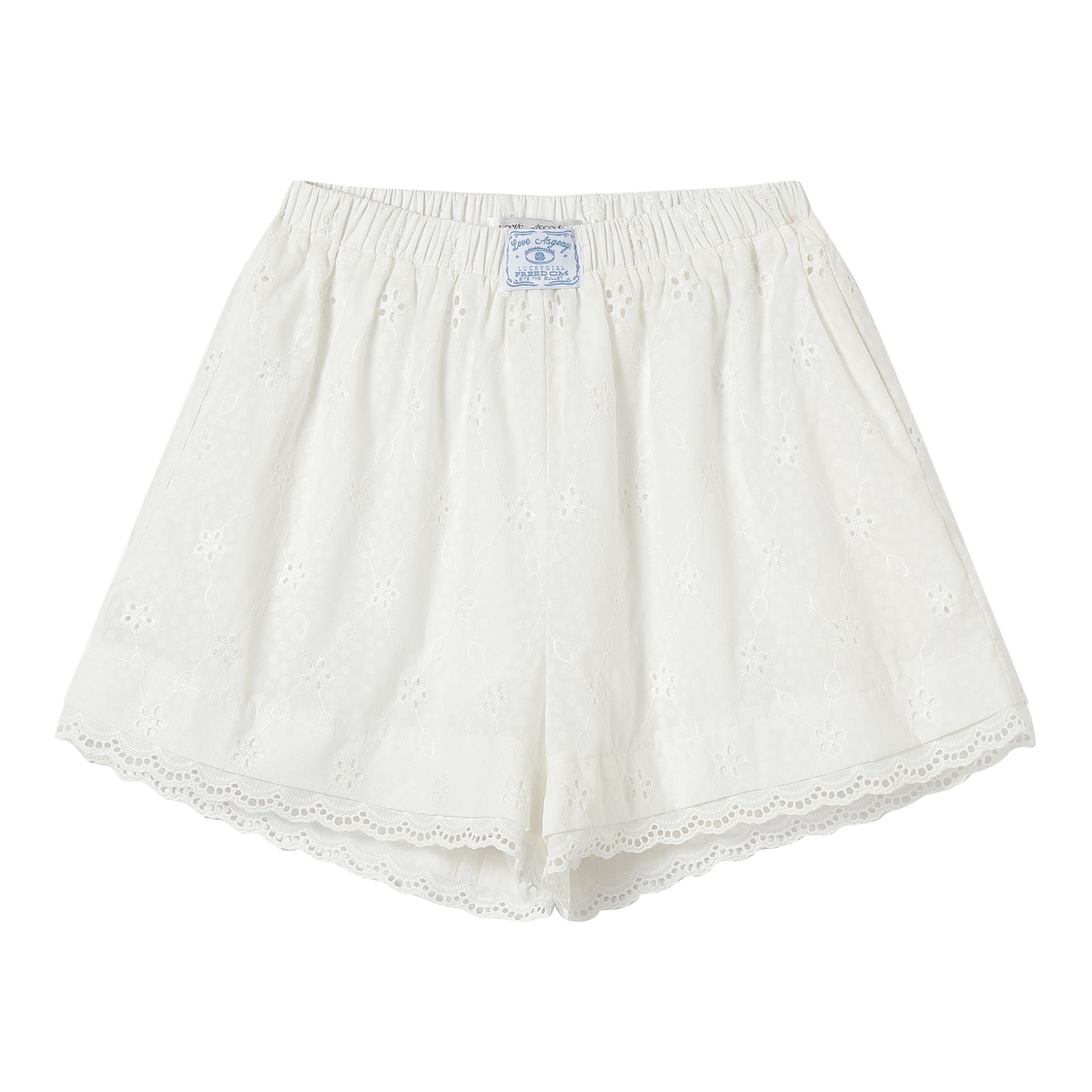 AsGony ASG25114&ASG25115 Cotton loose short sleeved shirt + shorts set (seperate)