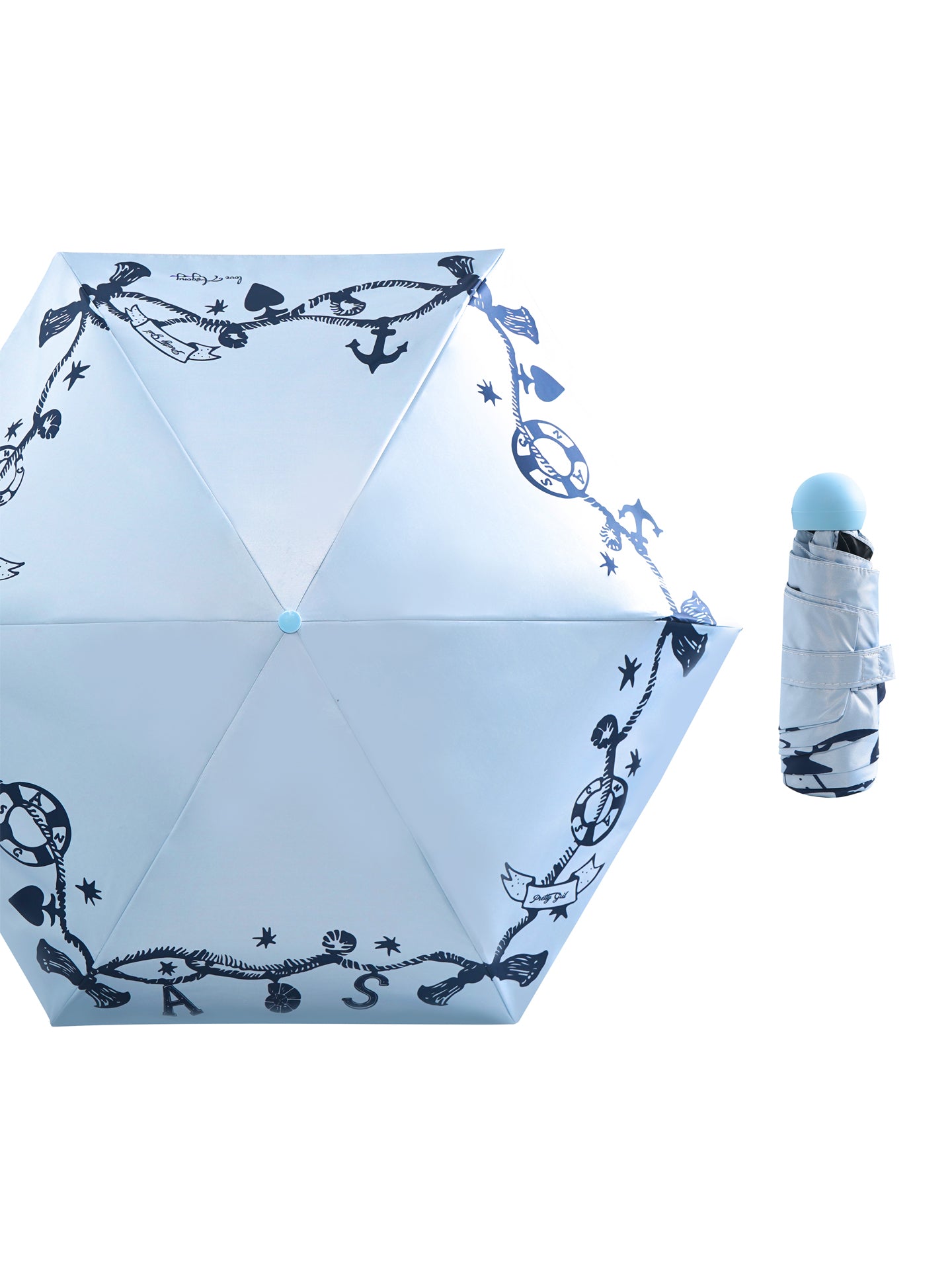 AsGony ASG25258 Island vacation style sunscreen umbrella