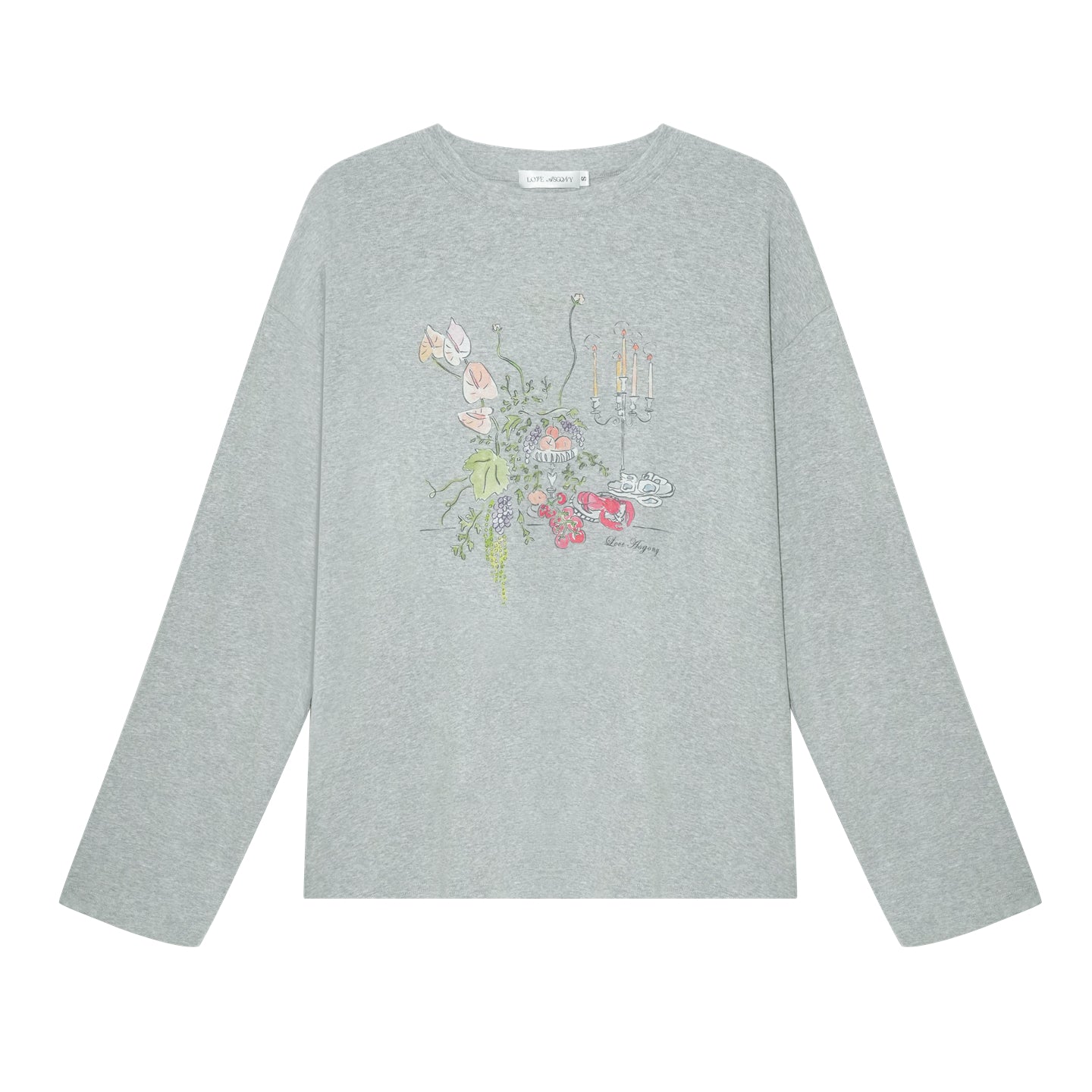 AsGony ASG25302 Flower printed top (2color)