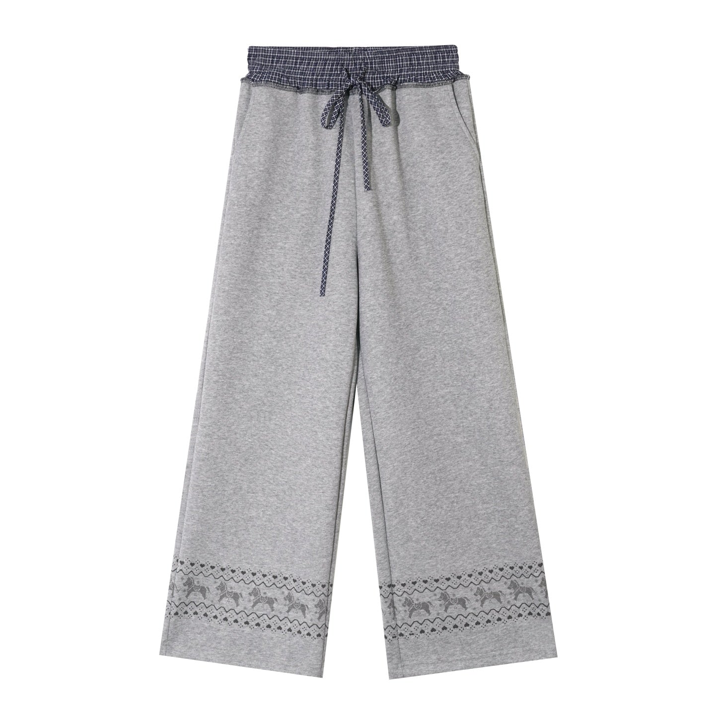 AsGony ASG25498&ASG25499 Fel Island printed hooded jacket + pants set