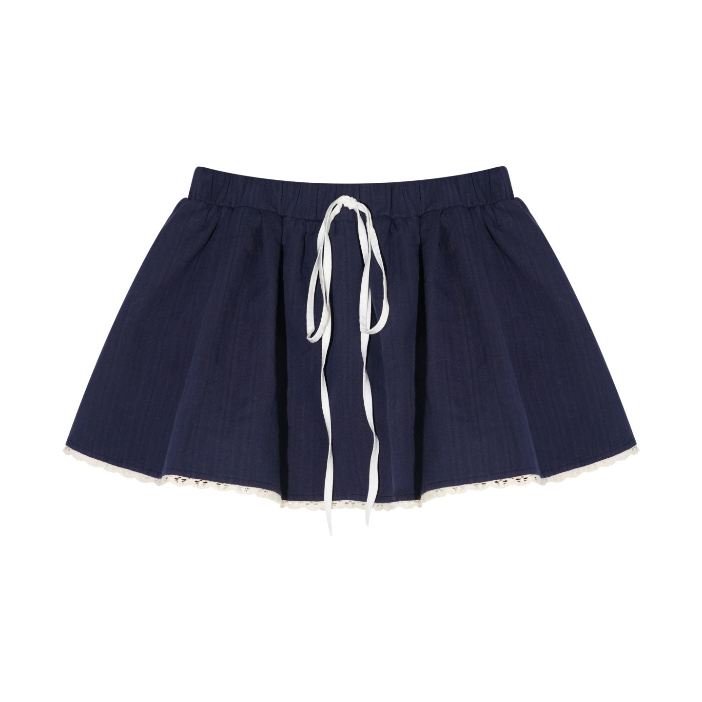 AsGony ASG25661&ASG25644 Fake two-piece contrasting knitted base top + skirt set