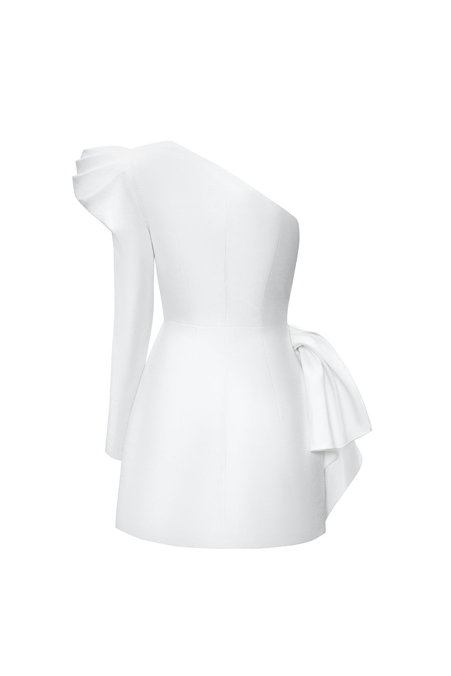 Calista AVELINEN One-shoulder Draped Mini Dress