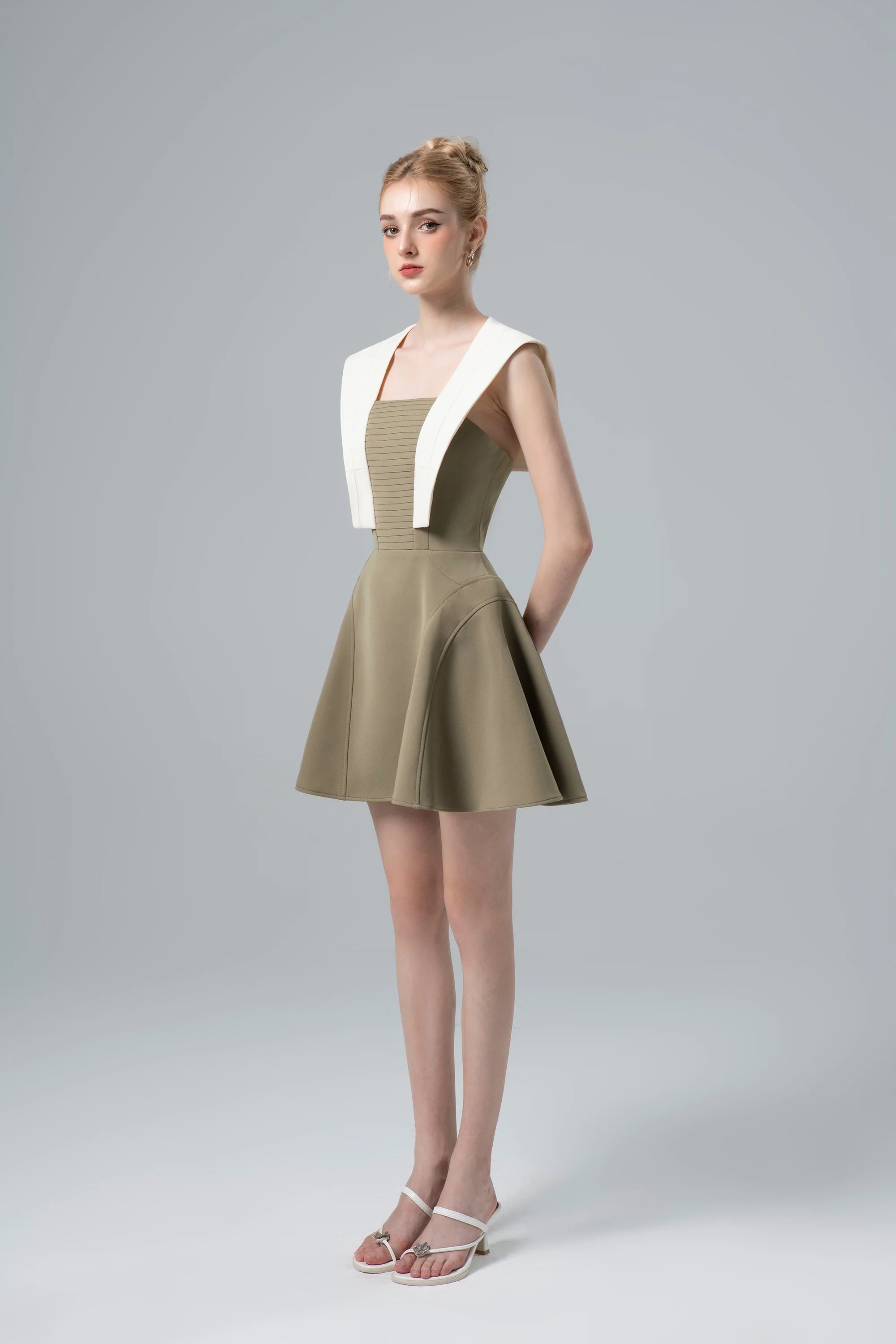 CICI Sale Amalfi Two-tone Mini Dress
