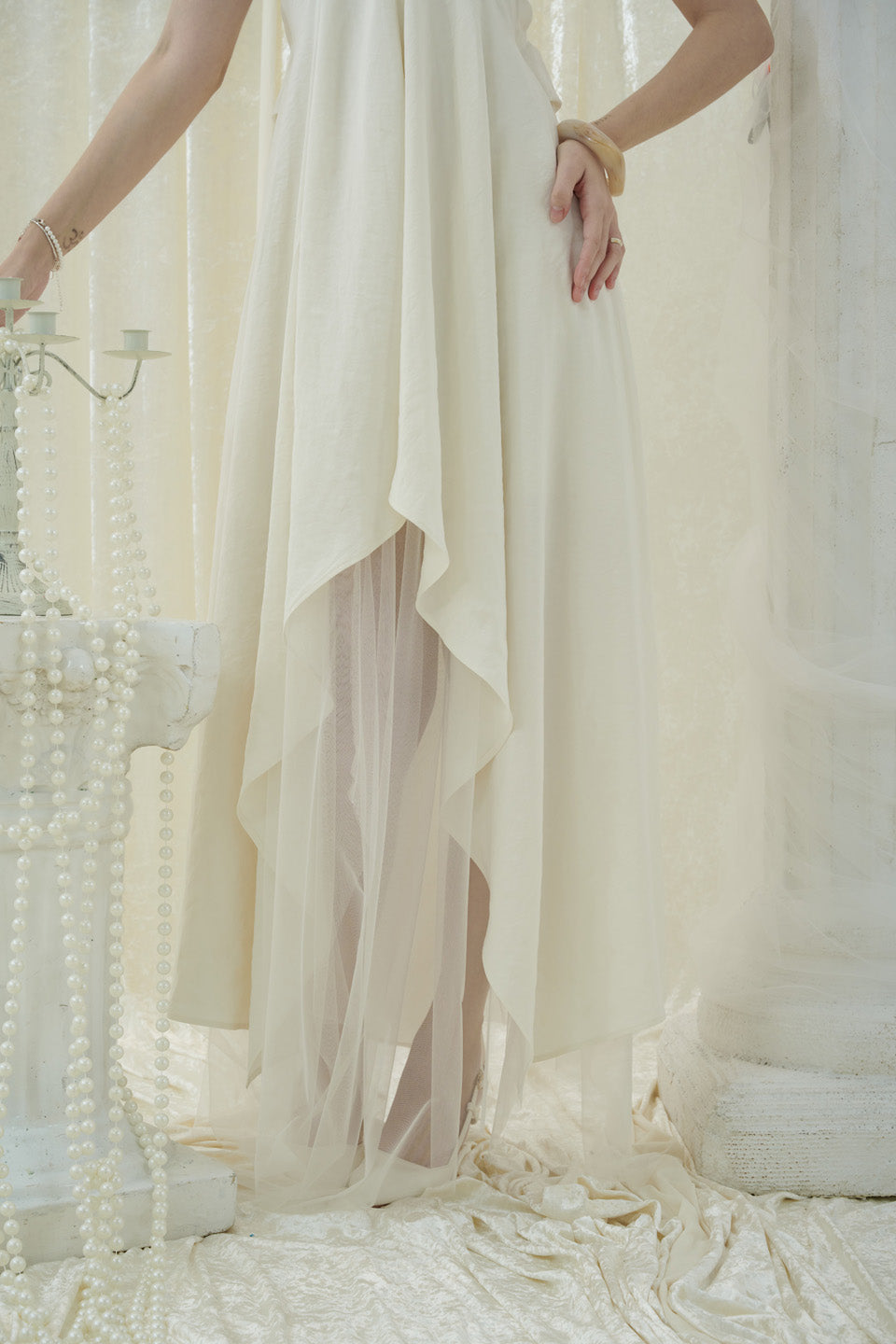 Crow Crew Backless tied maxi dress