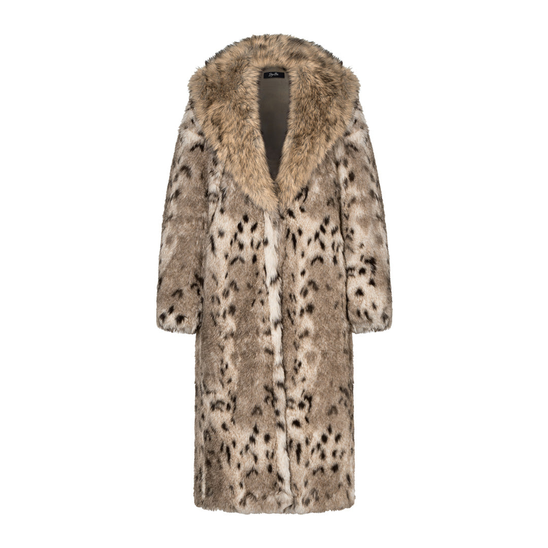 JYOSEI Leopard print long jacket