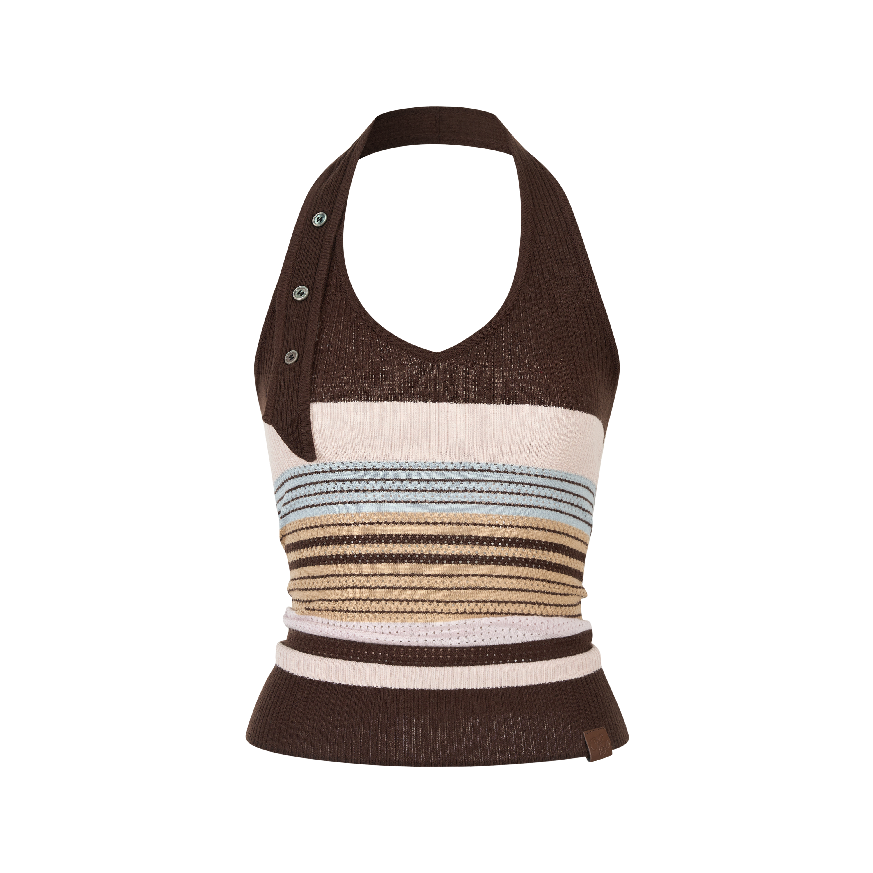 VIA PITTI VIAAK932 Striped woolen vest