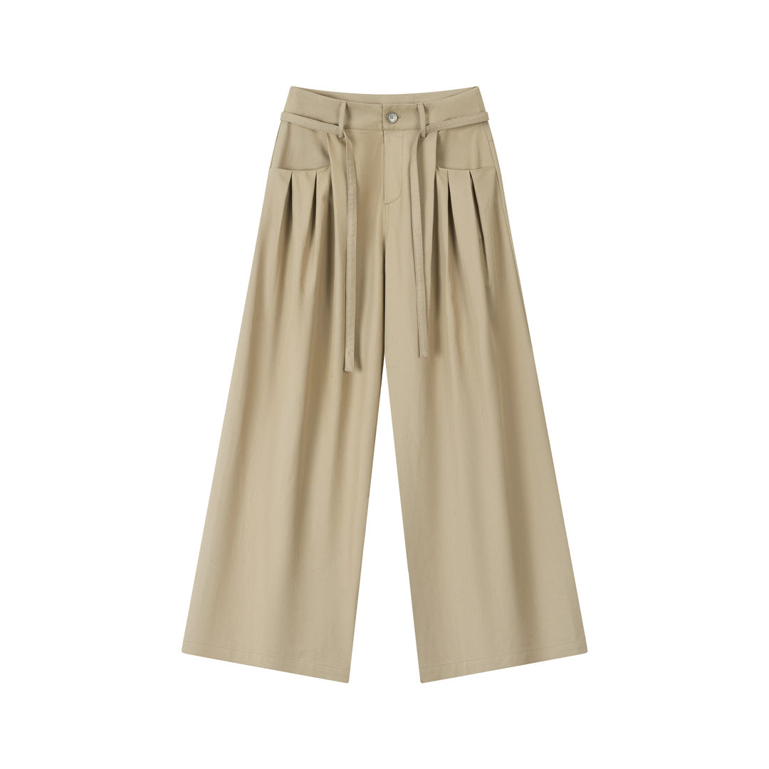 VIA PITTI VIAAP796 Folded loose fit casual pants