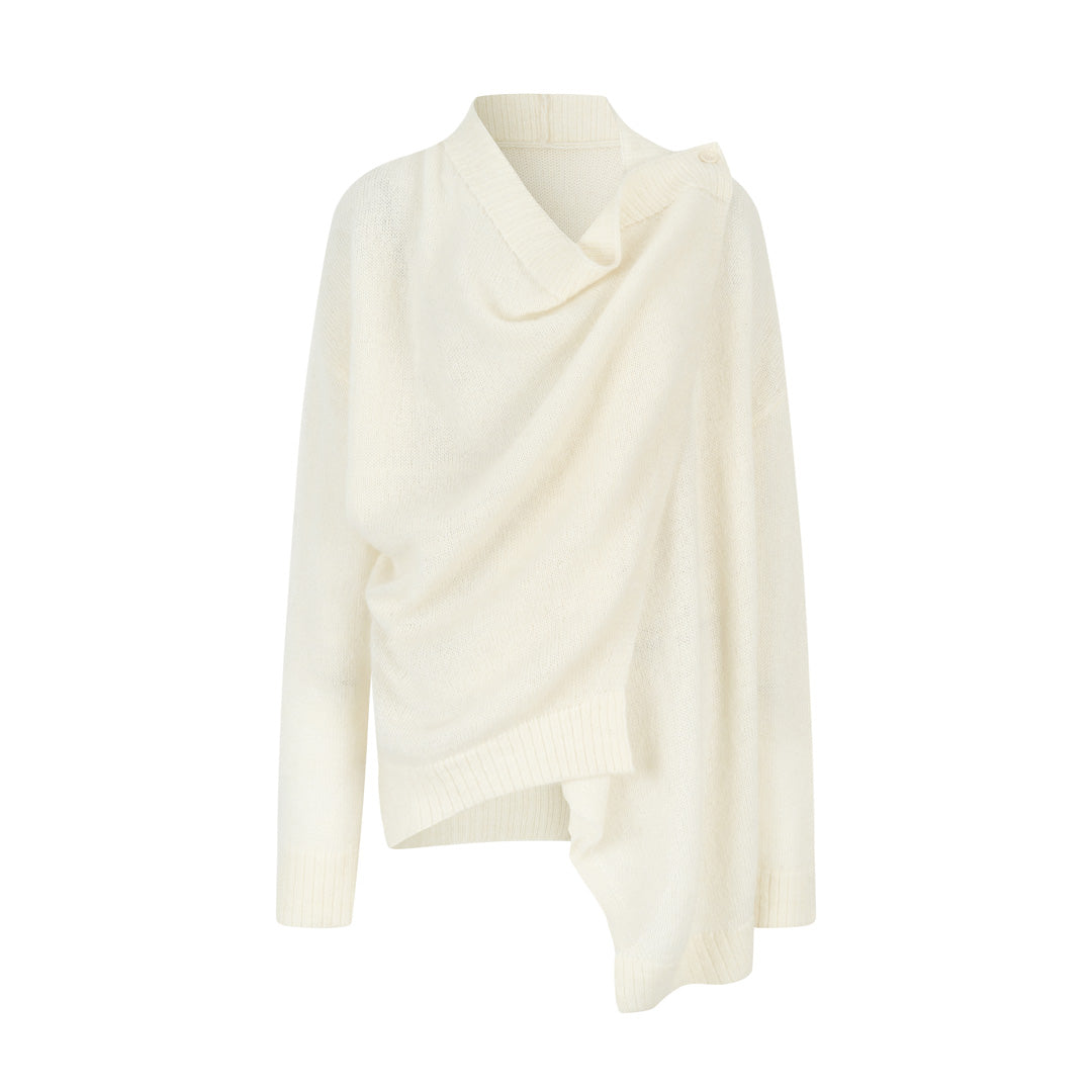 VIA PITTI VIAAK871 Shawl style woolen cardigan