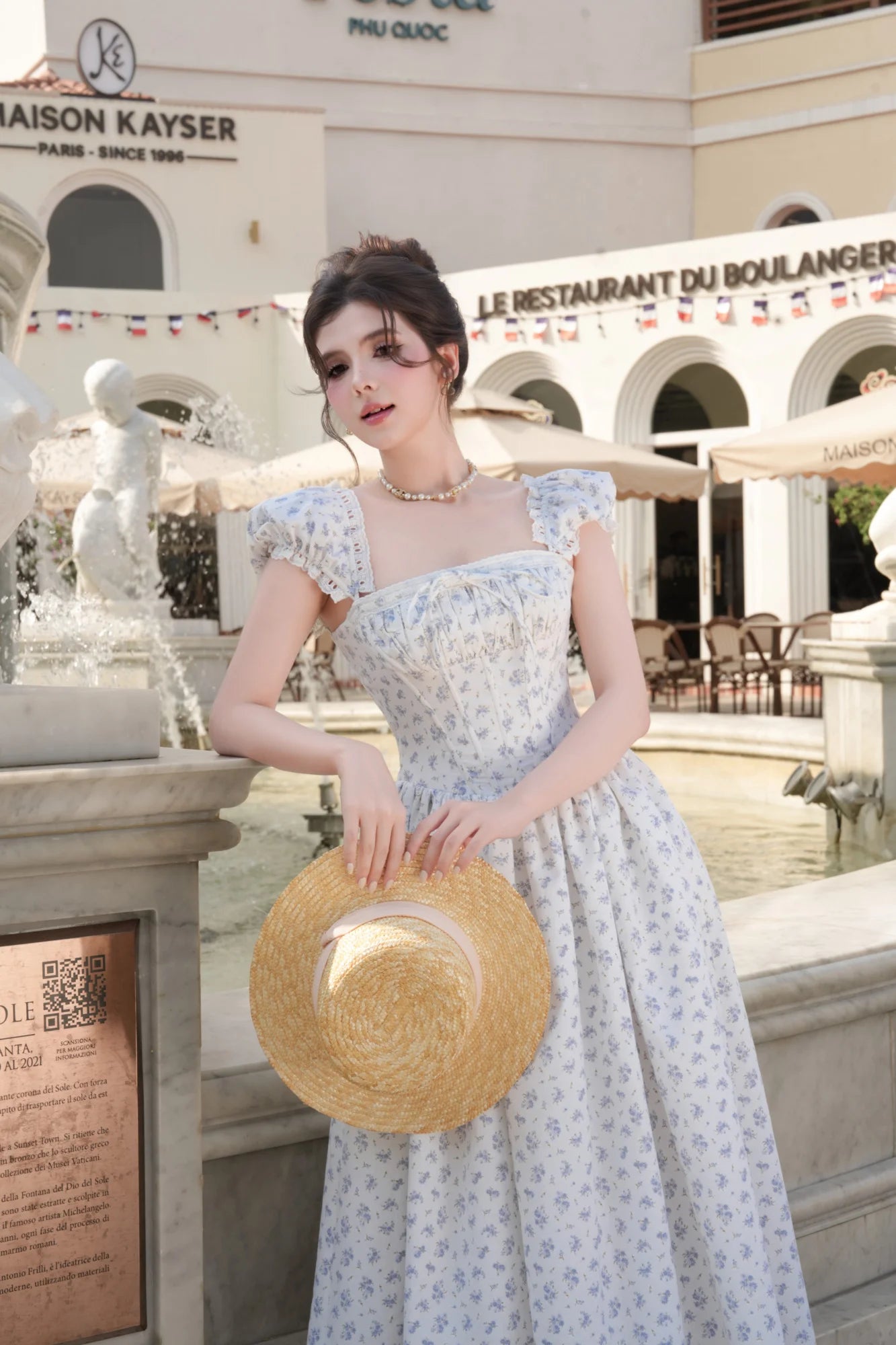 BEL ANGE SERAPHINE PETAL DRESS