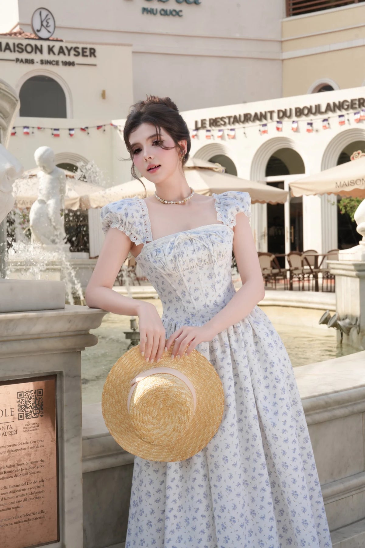 BEL ANGE SERAPHINE PETAL DRESS