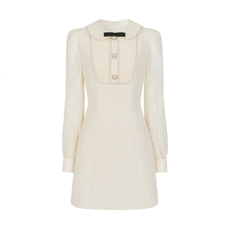 OShea Detachable bow lace dress