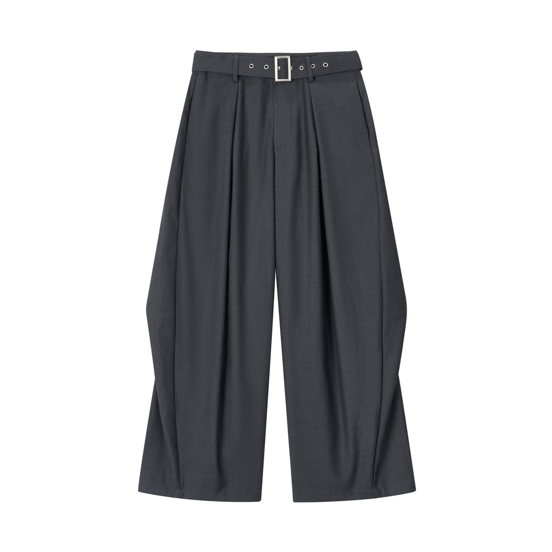 VIA PITTI VIADP723 Versatile loose long waistband suit pants