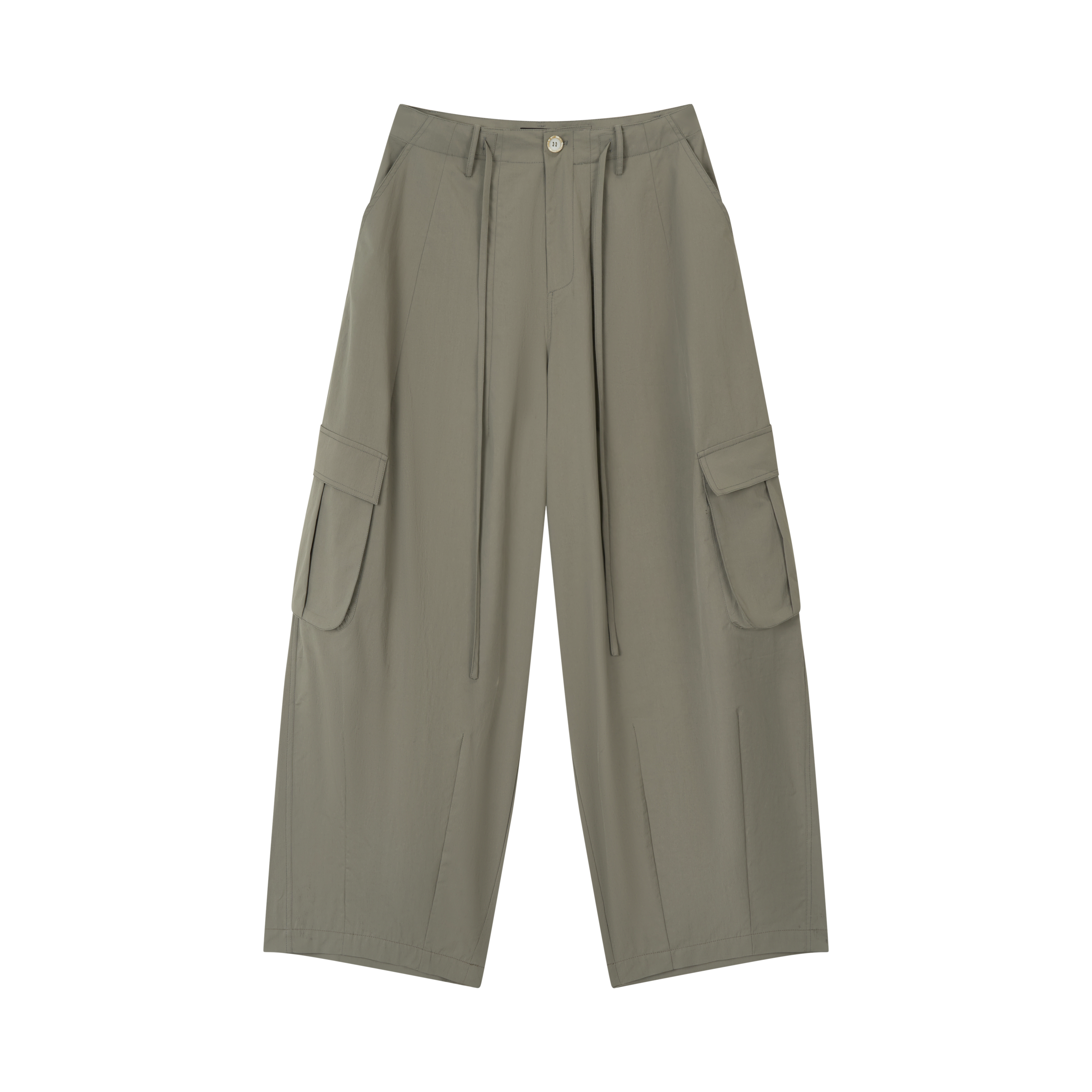 VIA PITTI VIABP319 Workwear large pocket beaded casual pants (2color)