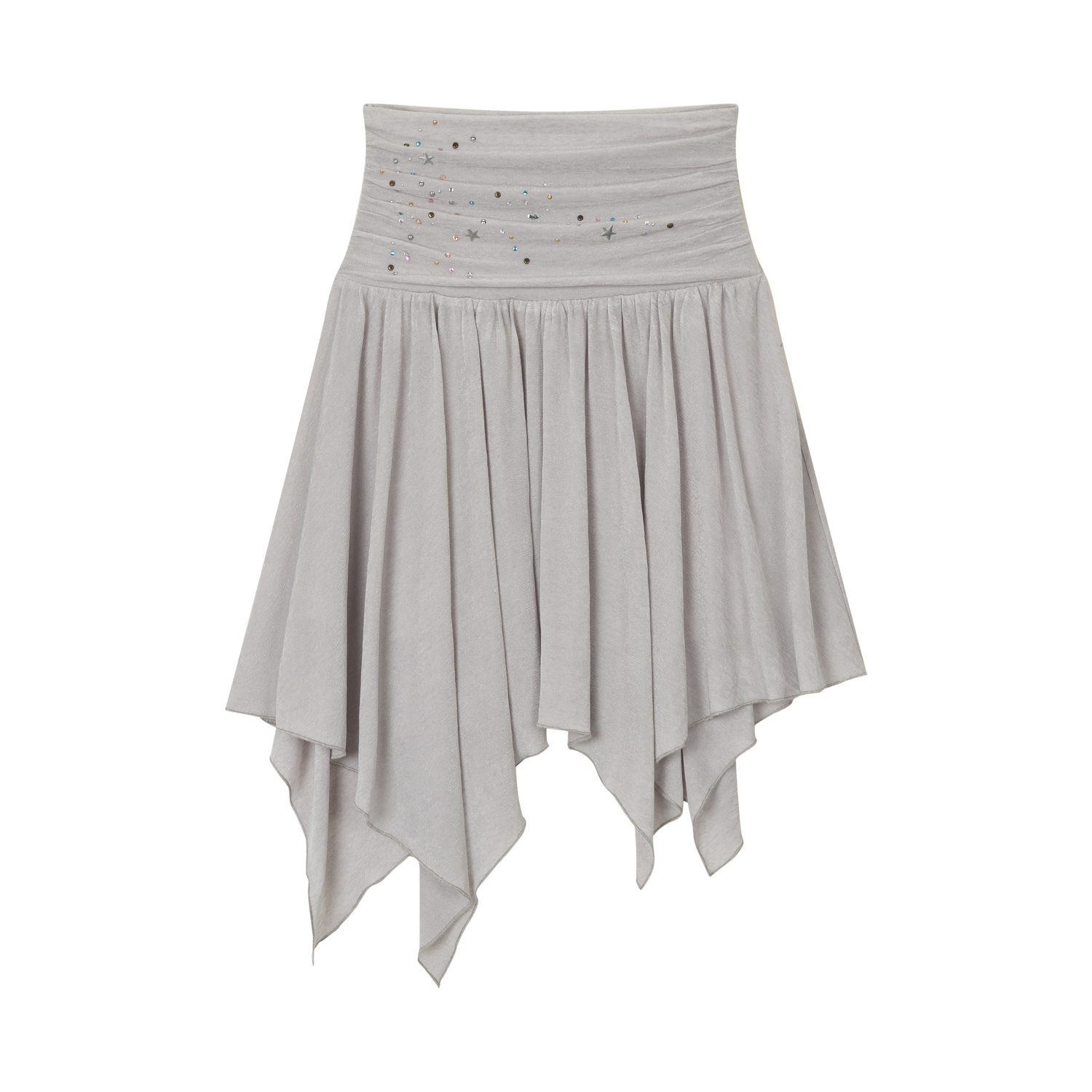 VIA PITTI VIABTP322&VIABS323 Bead star embroidered + skirt set (2color)