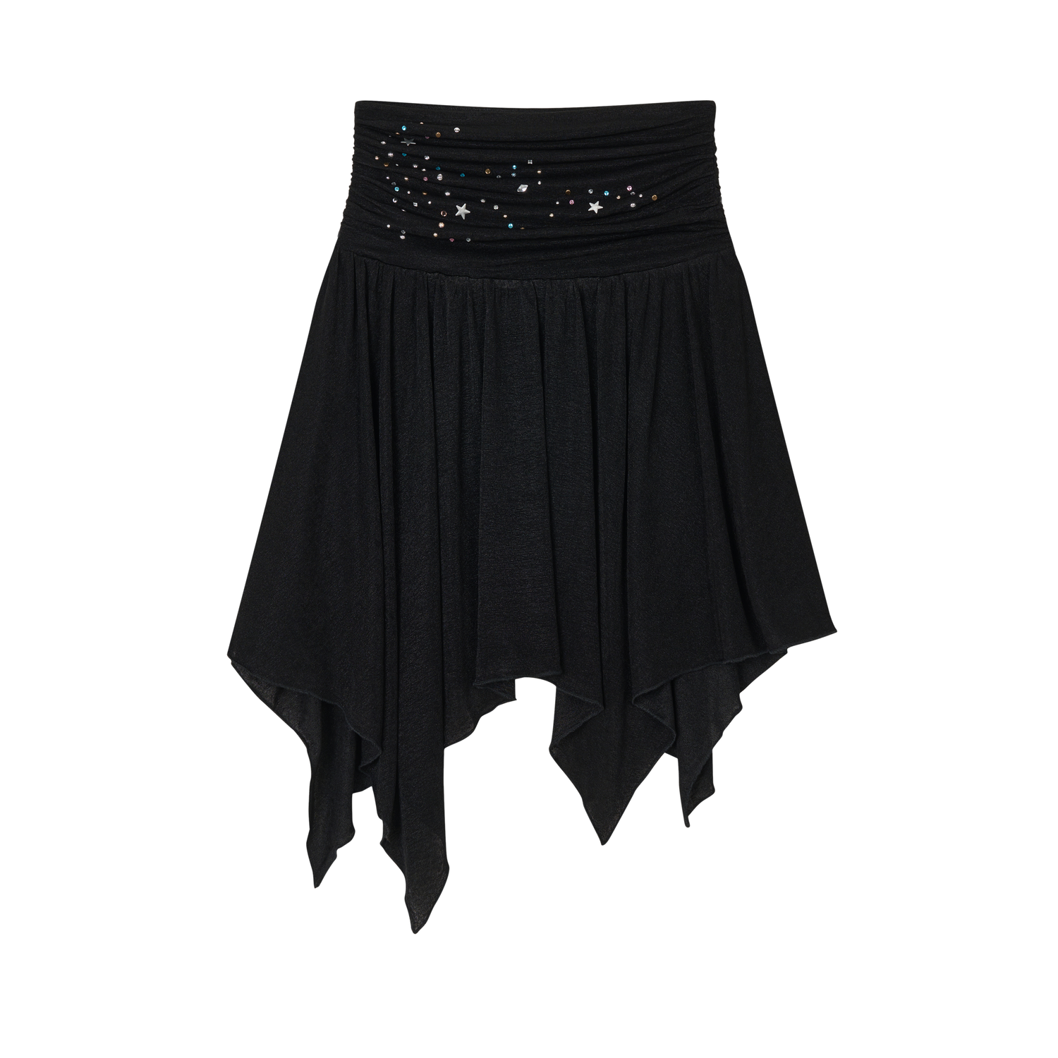 VIA PITTI VIABTP322&VIABS323 Bead star embroidered + skirt set (2color)