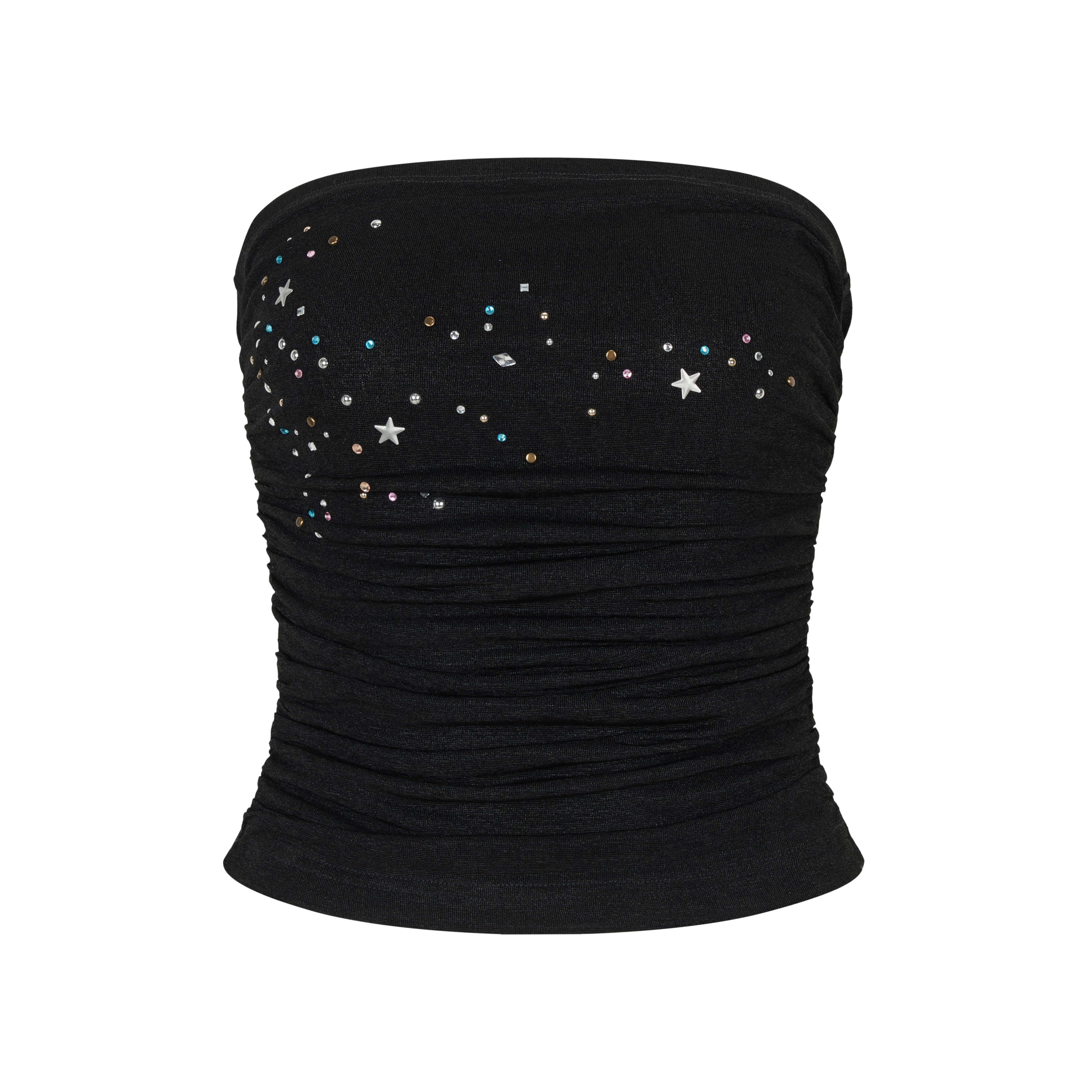 VIA PITTI VIABTP322&VIABS323 Bead star embroidered + skirt set (2color)