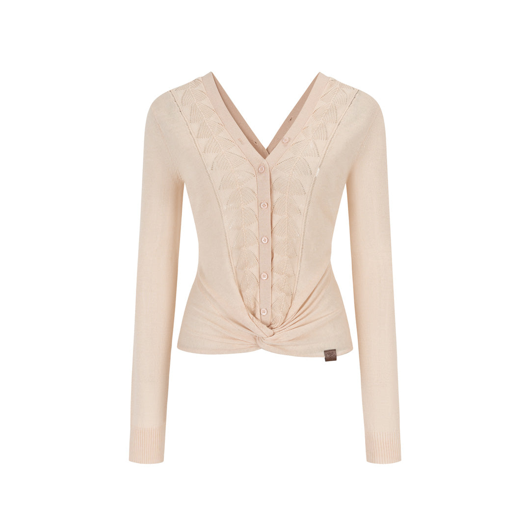 VIA PITTI VIABK6020 Woolen thin cardigan