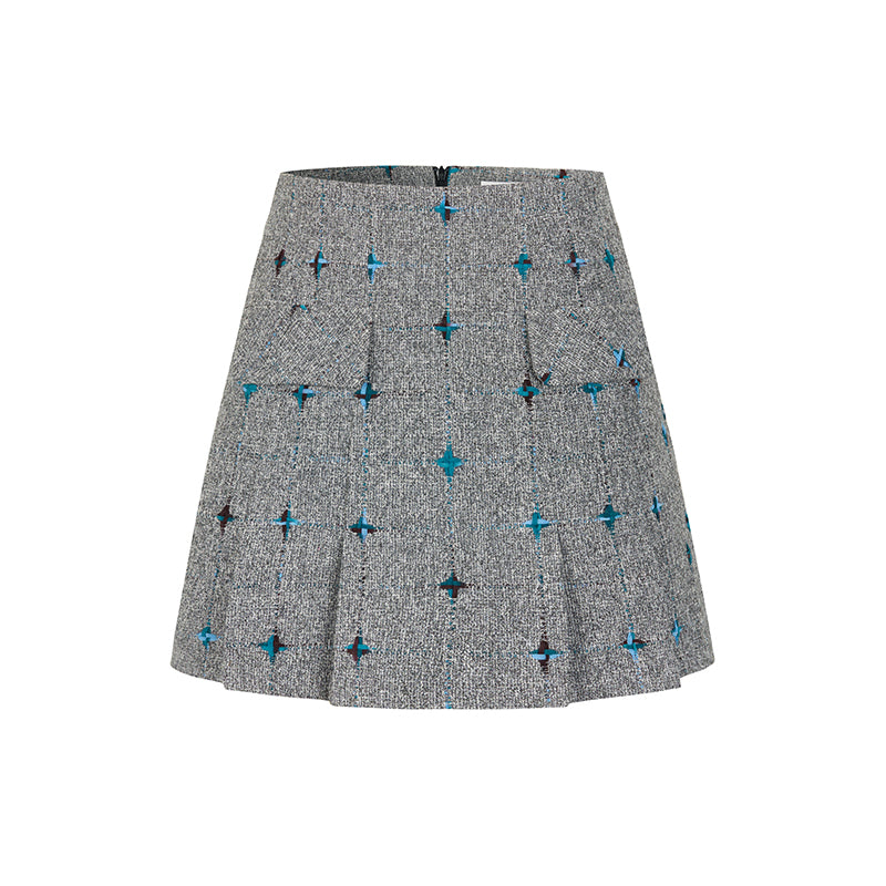 OShea Contrasting suit jacket + skirt set (2length)