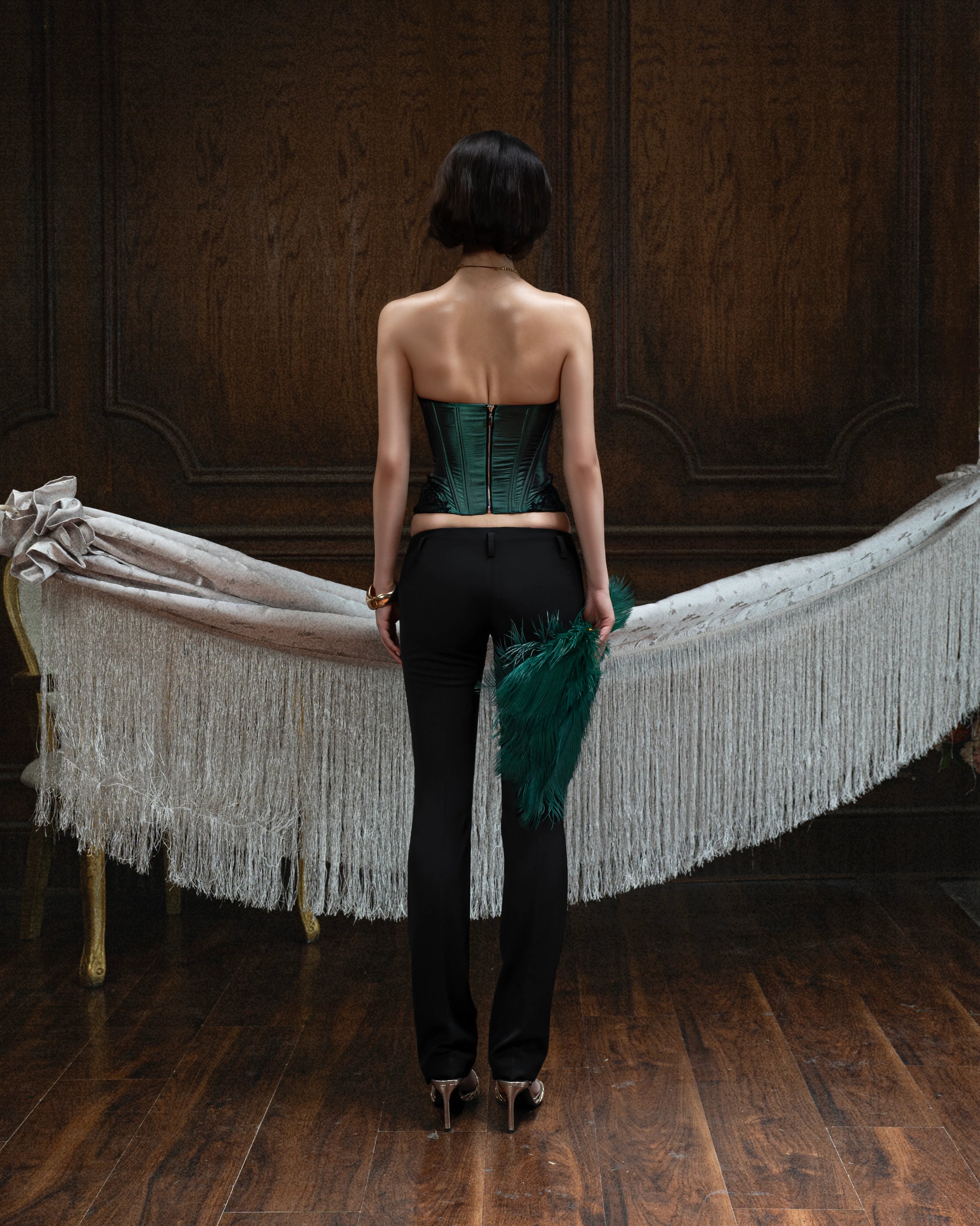 Huelleyrose Reb Set- Green