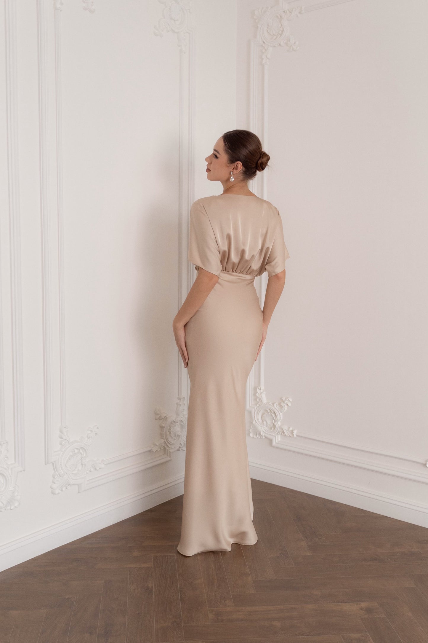 KISSERINE SIREN SILK DRESS(3color)