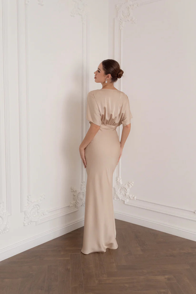 KISSRINE SIREN SILK DRESS(4color)