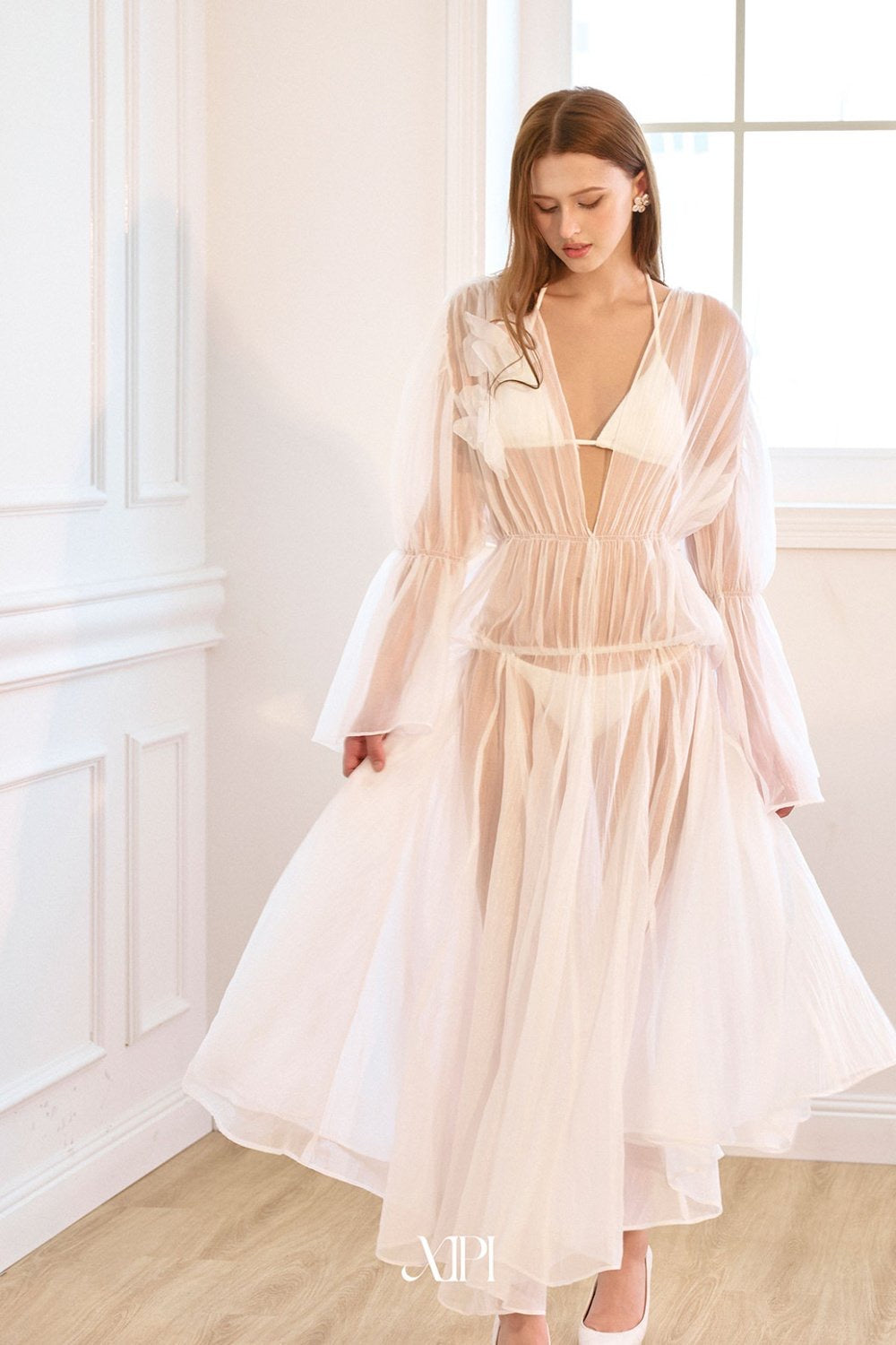 XIPI Tiered Maxi Dress