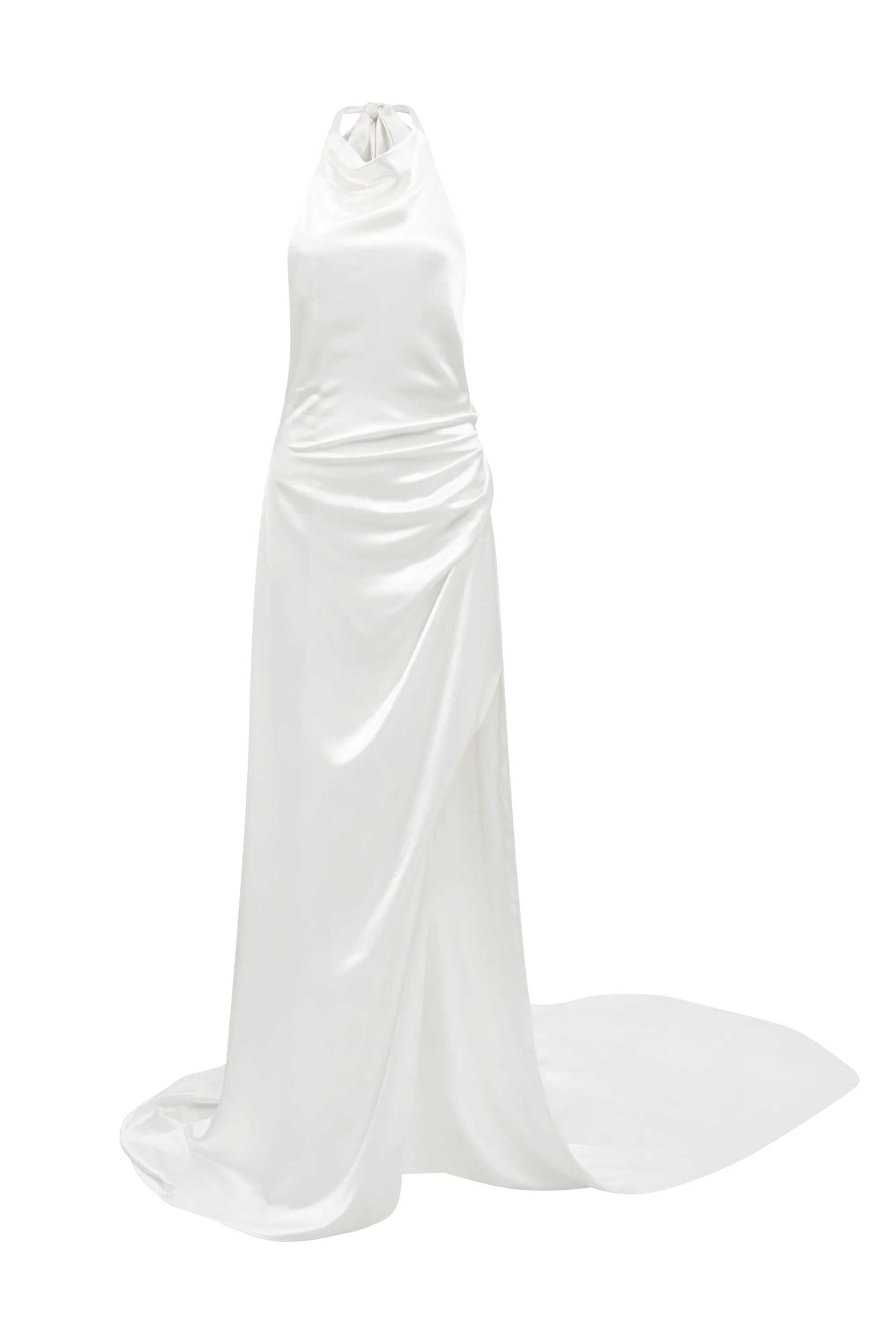 Phoebe Halter neck backless dress