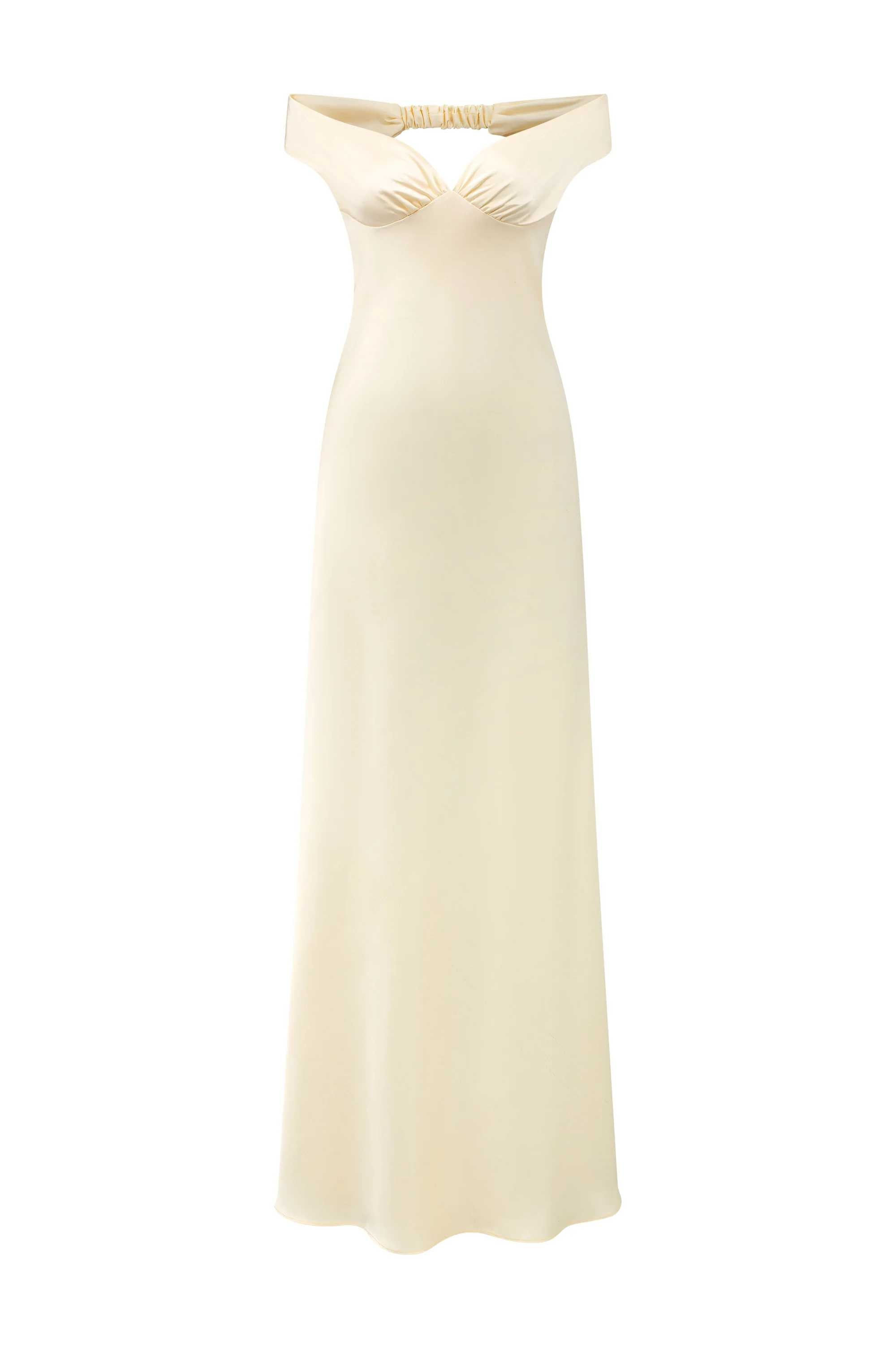 Phoebe Off shoulder backless dress