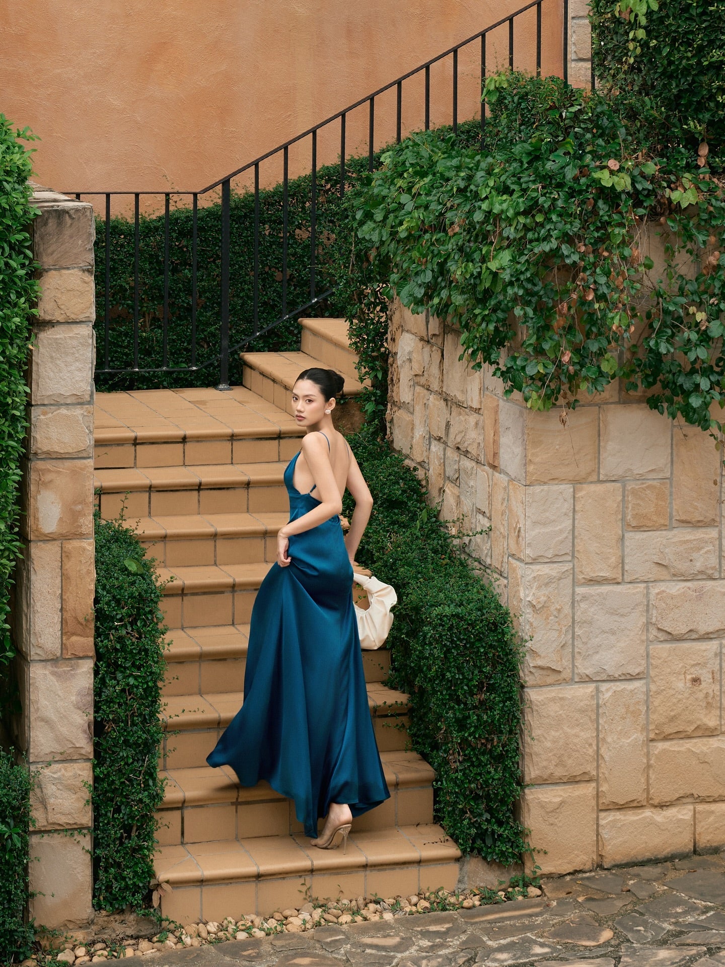 Phoebe Silk Evening Gown