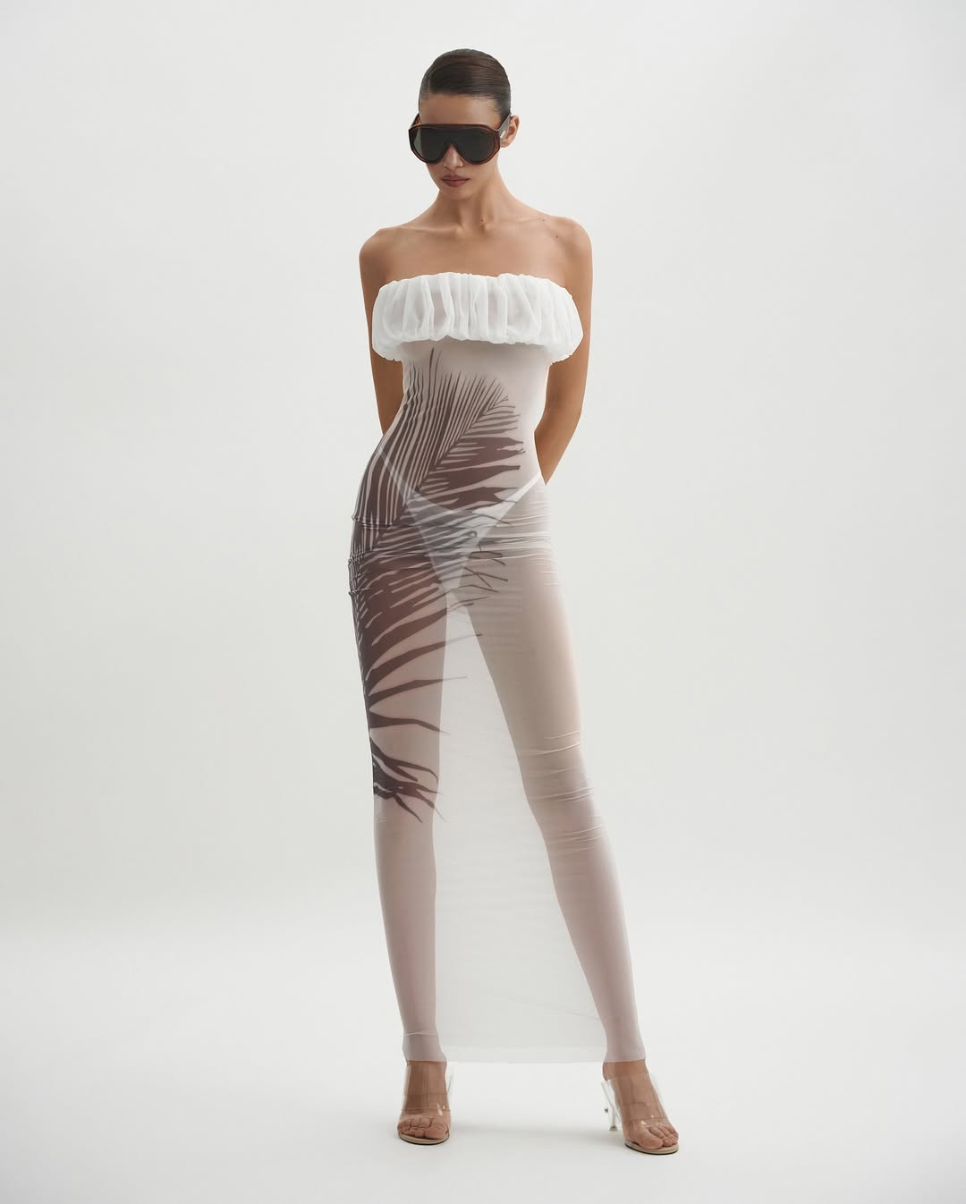 DATT PALM SHEER DRESS