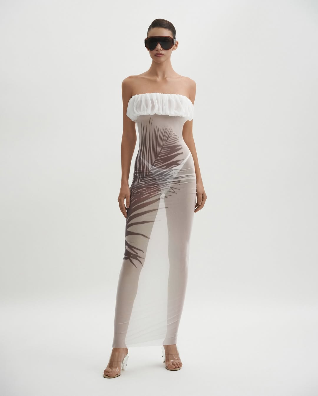 DATT PALM SHEER DRESS